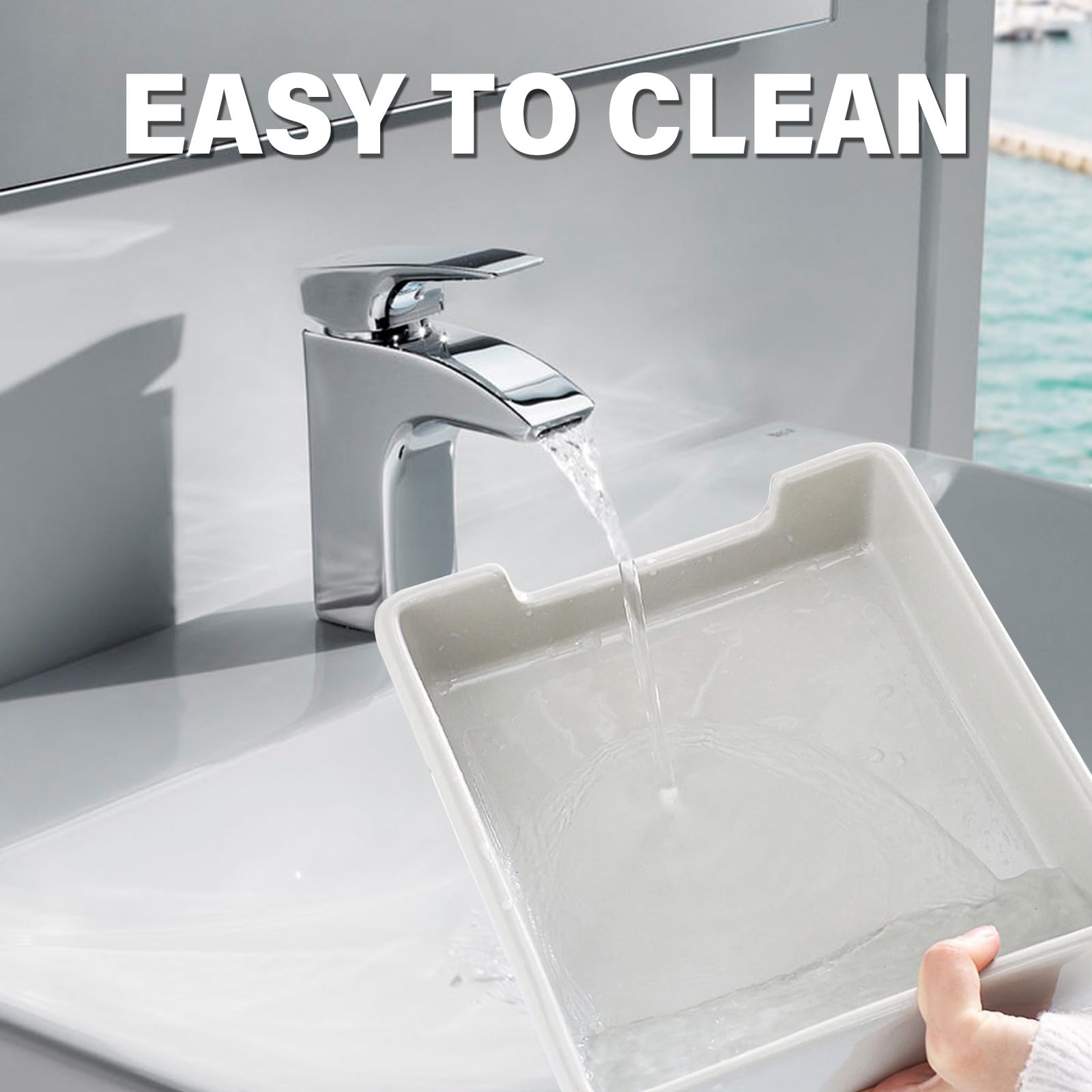 Cutomo Ceramic Litter Box For Small Pets, Tip-Proof, Chew-Resistant, Ideal For Hamster, Guinea Pig, Sugar Glider, Hedgehog, Syri