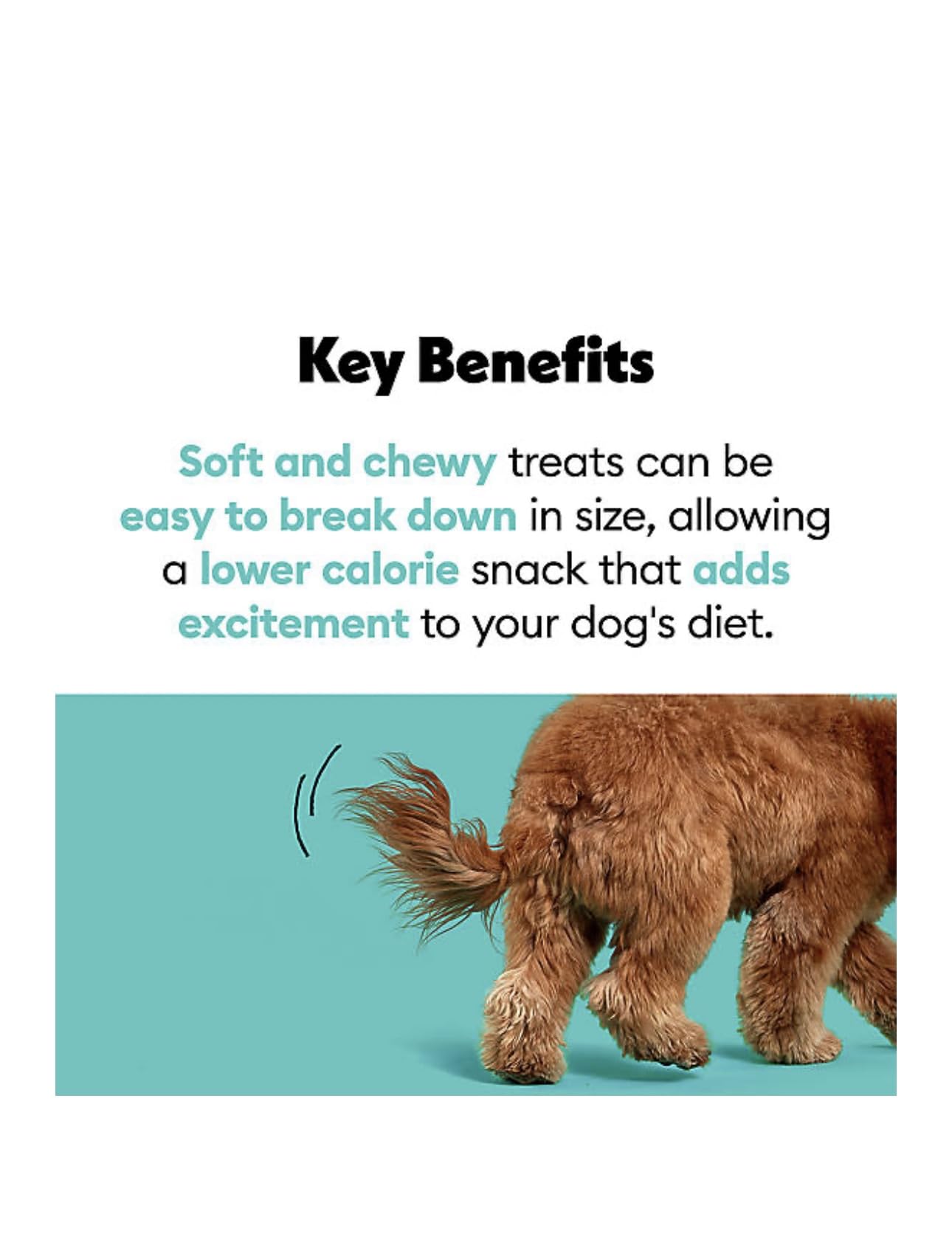 Wiggles & Wags Dipped Slices Dog Treats, Banana with Chicken & Peanut Butter Flavor, Soft and Chewy - 6 oz