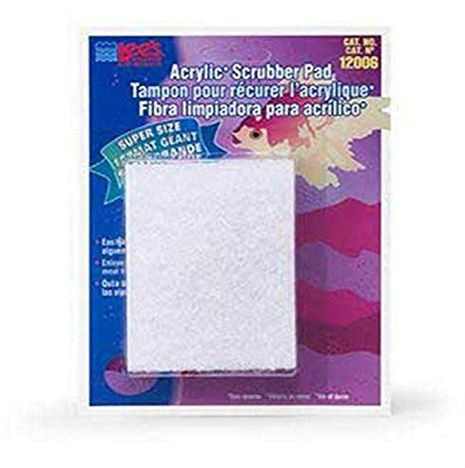 Lee'S Pet Products Ale12006 Fine Acrylic Algae Scrubber Pad For Aquarium