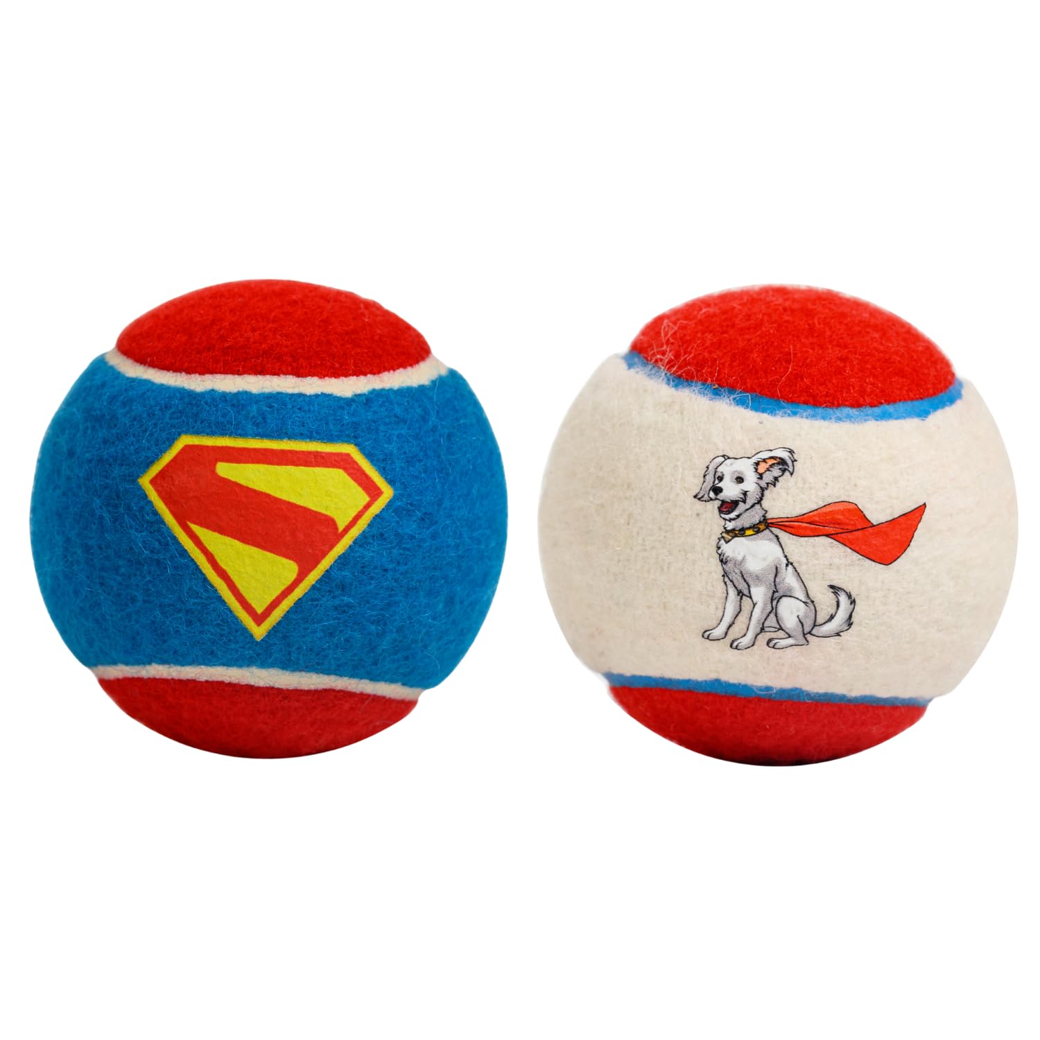TOKI; Time to Play Dog Tennis Ball Toy Set of 2 | Durable Felt Balls for Dogs | Interactive Fetch & Chew Play | Lightweight, Bou