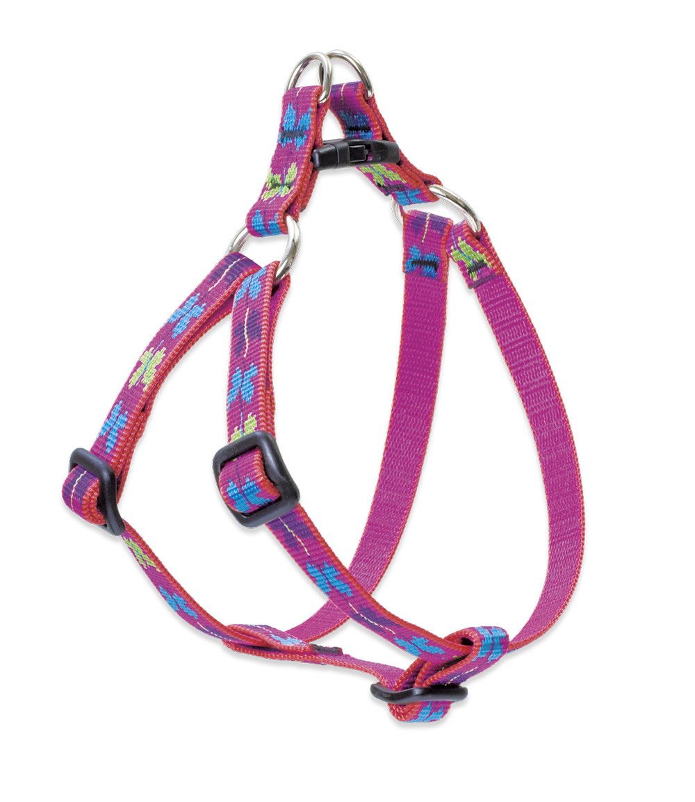 LupinePet Originals 1/2'' Wing It 12-18'' Step In Harness for Small Dogs