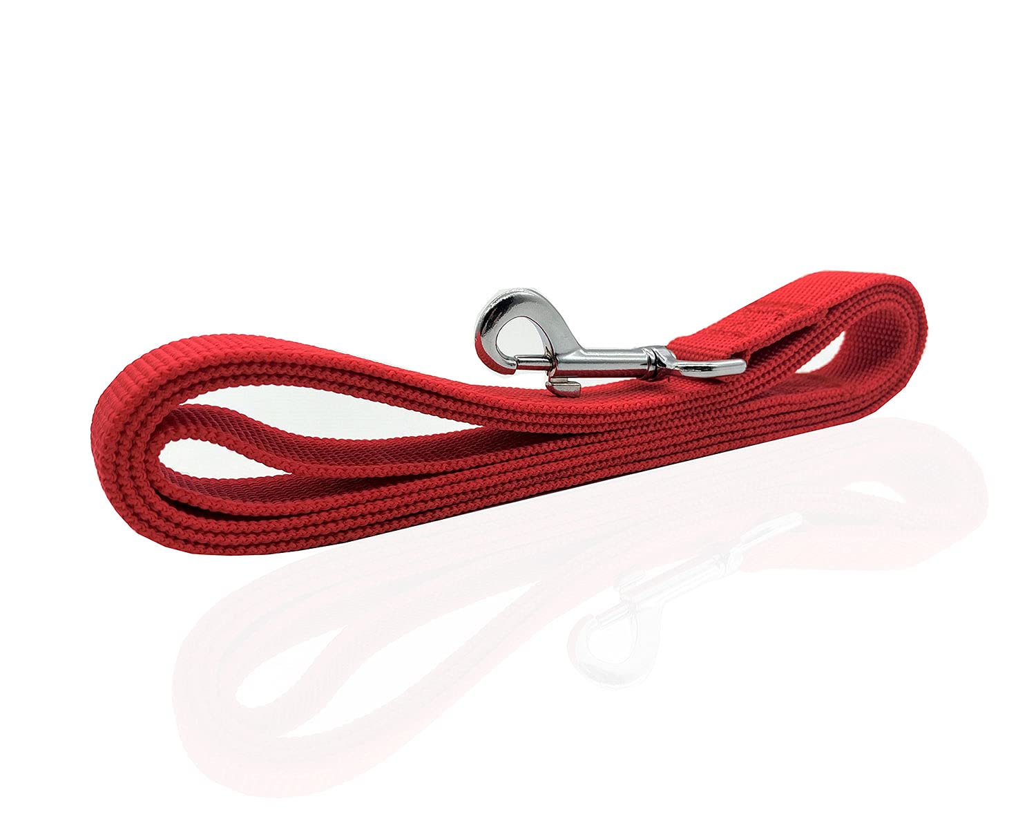 Nylon Dog Leash 16 Feet Long, Walking Training Dog Leashes For Medium Large Dogs(1'' X 16 Ft,Red)