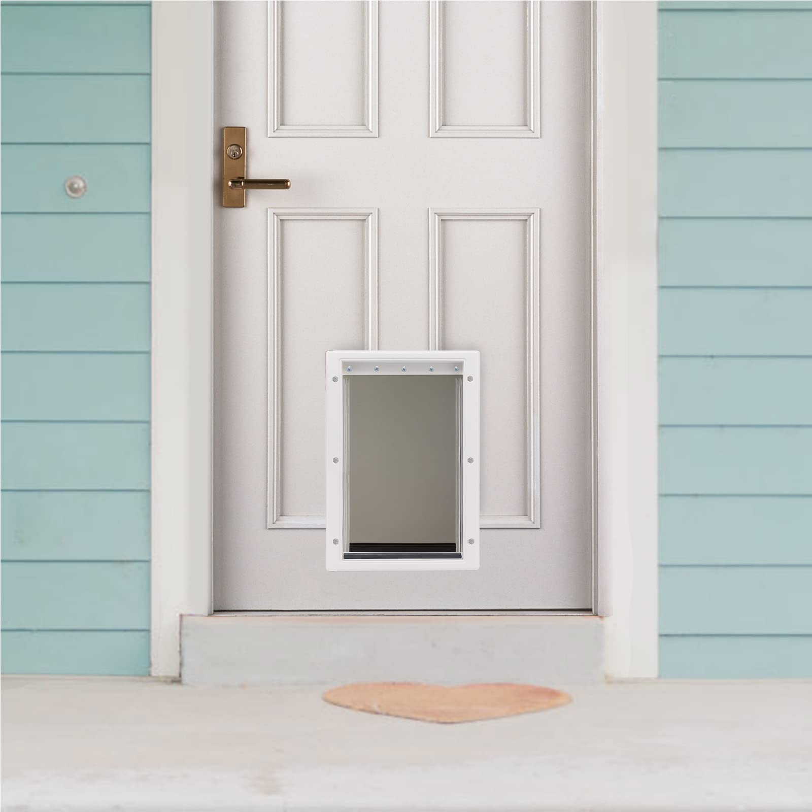 Dog Door Replacement Flaps,Large Dog Door Compatible With Petsafe Freedom Pac11-11039,Measures 10 1/8' X 16 7/8',Easy To Replace,Sturdy Weather-Proof & No Warped