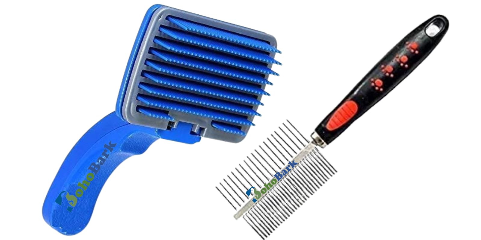 Bohobark Pet Slicker Brush For Small And Large Dogs Pet Hair Remover | Effectively And Effortlessly Removes Tangles, Mats, And L