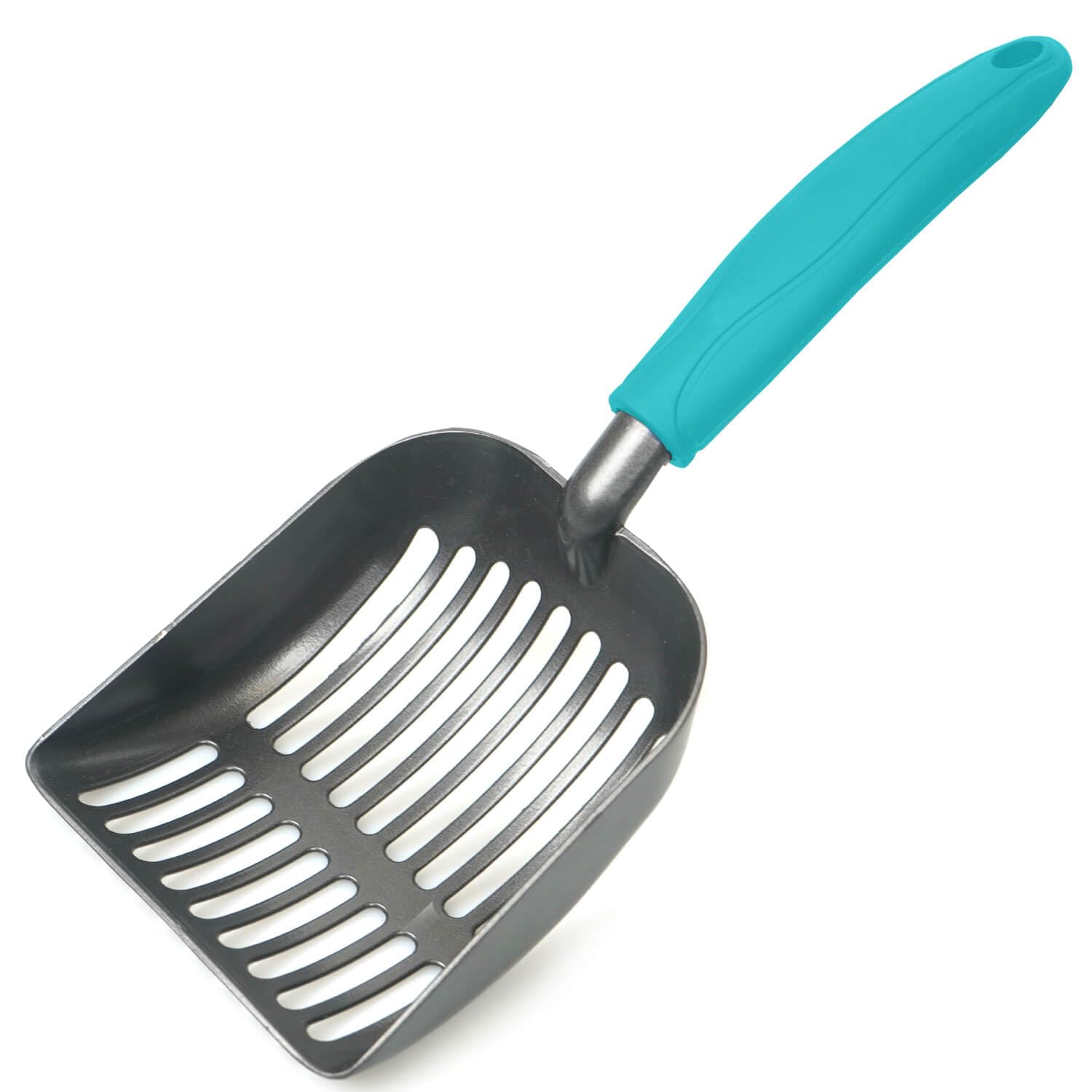 Frxat Metal Cat Litter Scoop - Non Stick Aluminum Alloy Aluminum Cat Litter Scooper, Solid And Durable Oversized Metal Litter Sc