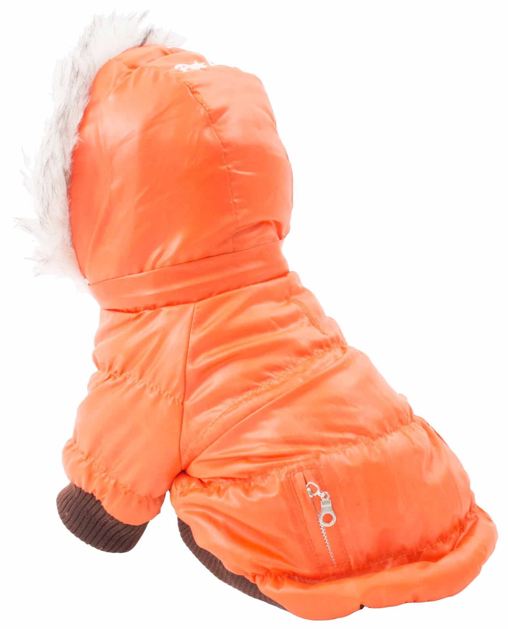 Pet Life ® Metallic Fashion Pet Parka Coat