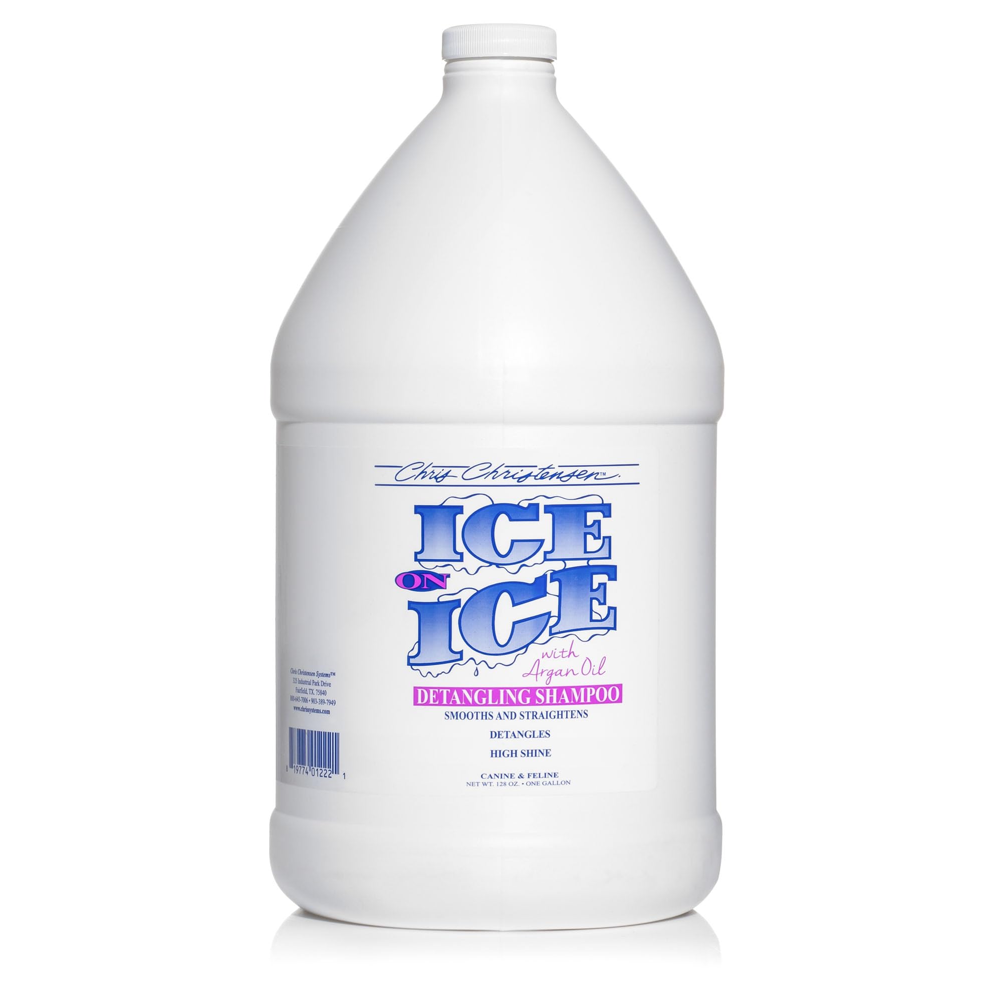 Chris Christensen Ice on Ice Strengthening Dog Shampoo, Groom Like a Professional, Revives Dry, Damaged Coats and Strands, All C