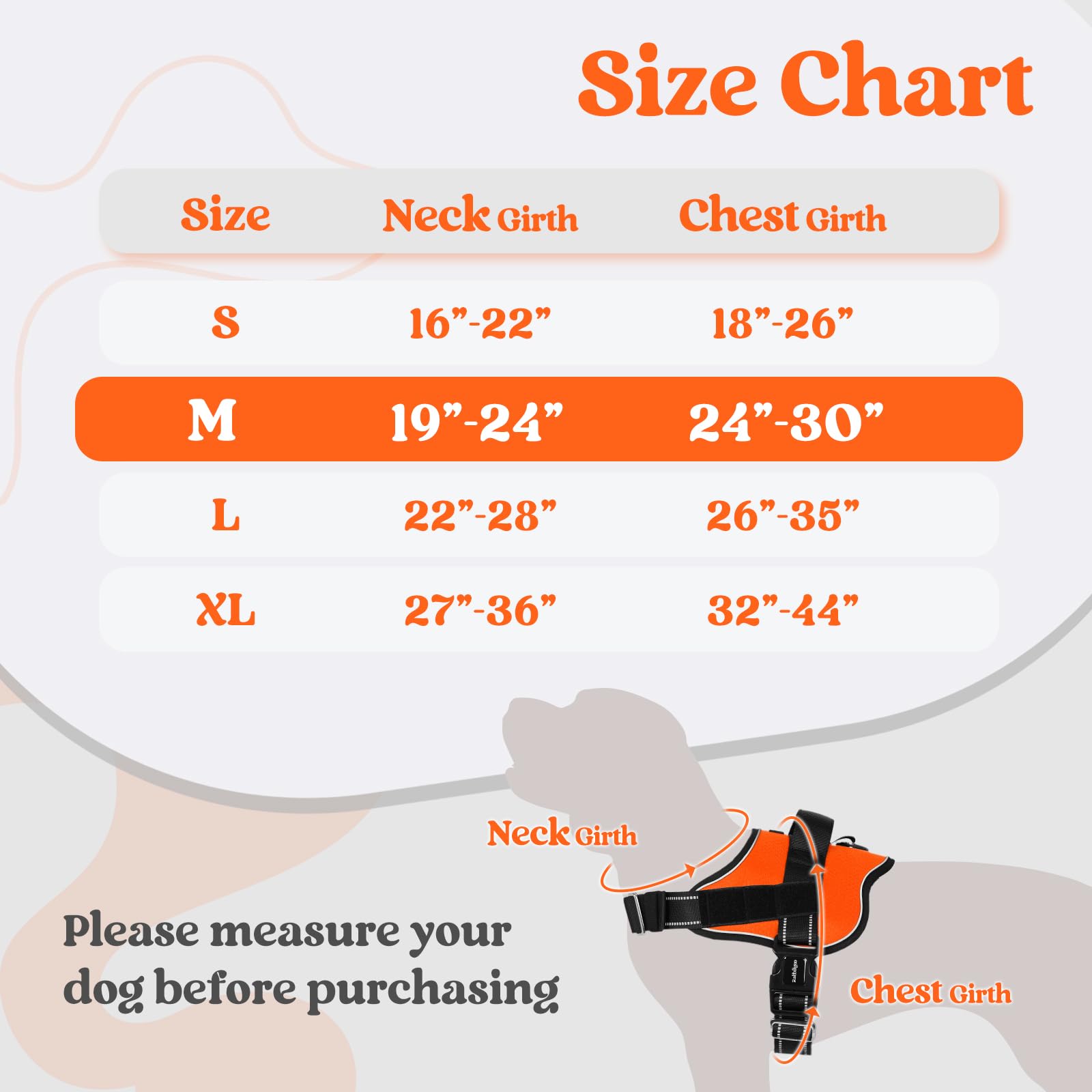 Rabbitgoo Dog Harness Medium Sized, Easy On Pet Vest With One Buckle, No Pull Adjustable Service Harness With D-Ring & Handle, R