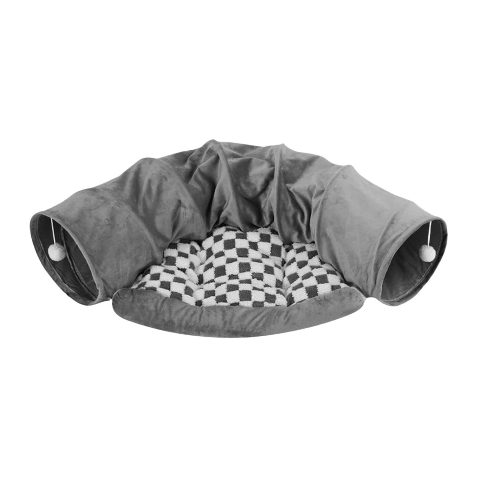 Calandis Cat Tunnel Mat Exercise Play Tunnel Tube For Indoor Cats Small Animals Bunny | Toys | Cat Supplies | Pet Supplies