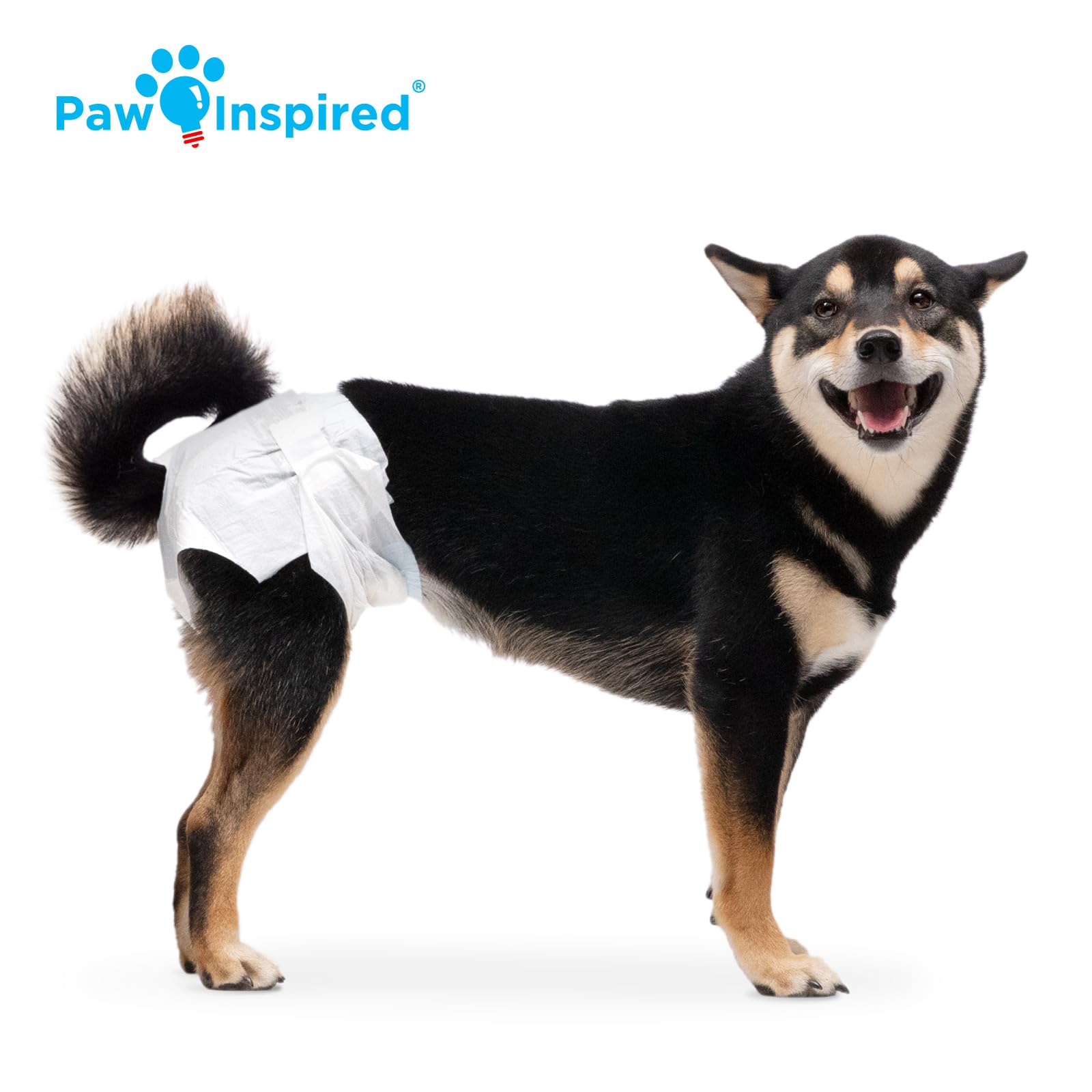 Paw Inspired Disposable Dog Diapers | Female Dog Diapers Ultra Protection | Diapers for Dogs in Heat, Excitable Urination, or In