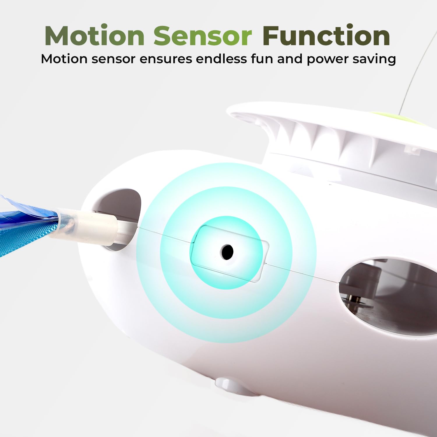 All For Paws 3 In 1 Interactive Cat Butterfly Flutter Toy With Rolling Balls And Popping Feather Toy Automatic Spinner - Mental