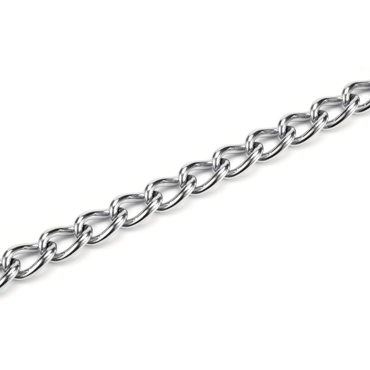 Mogoko Stainless Steel Dog Choke Chain Collar, Puppy Metal P Chain Slip Collar Pet Training Walking Choker(3.5Mm;22.0 Inch)