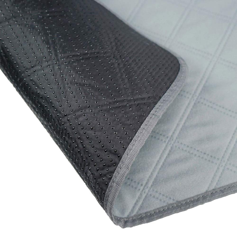 Rioussi Washable Pee Pads For Dogs, Reusable, Absorbent, Leakproof, Non Slip Pet Puppy Pads For Potty Training. Light Gray, 24X3