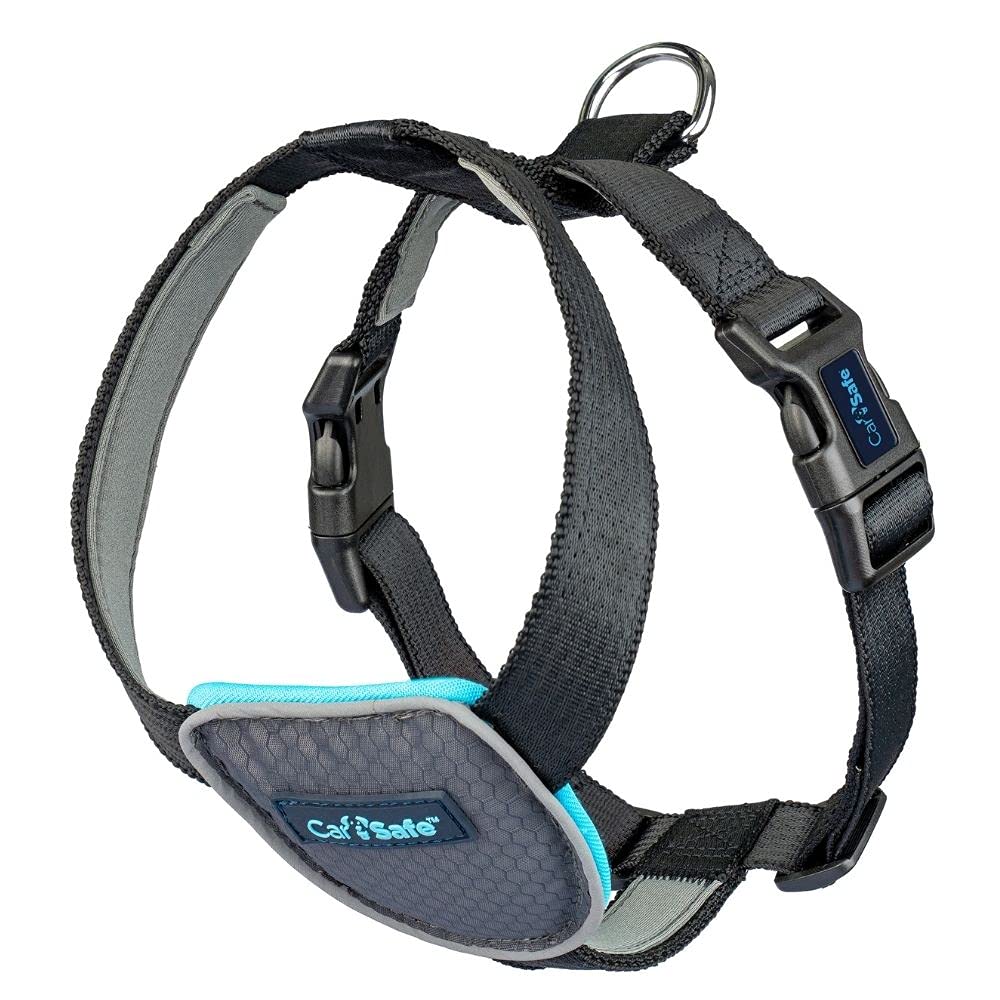 Carsafe Dog Travel Harness - Safely Secure Dog In Car, Ensures Road Laws And Insurance Terms When Travelling With Your Pet. For Toy, Small, Medium And Large Dogs (Size Medium)