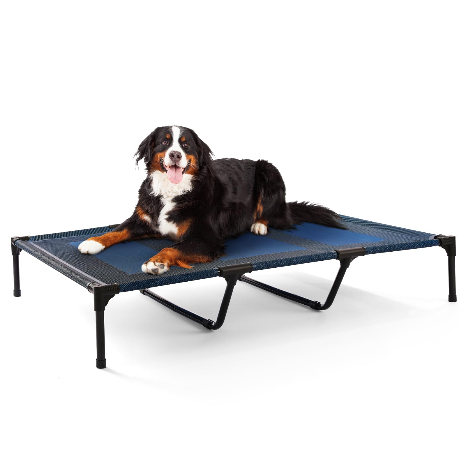 Petizer 48' Elevated Dog Bed For Extra Large Dogs, Outdoor Dog Cot Waterproof, Xxl Dog Bed With Supporting Bars - Up To 200 Lbs