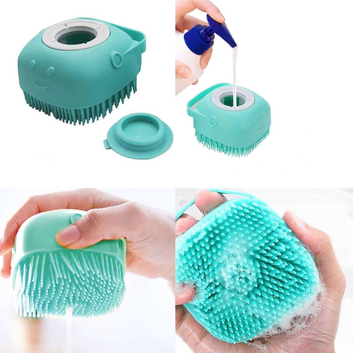 10Pcs Cat & Dog Grooming Kit, Self-Cleaning Brush Removes Loose Hair, Pet Bath Brush, Massage Glove, Nail Clipper, Flea Comb