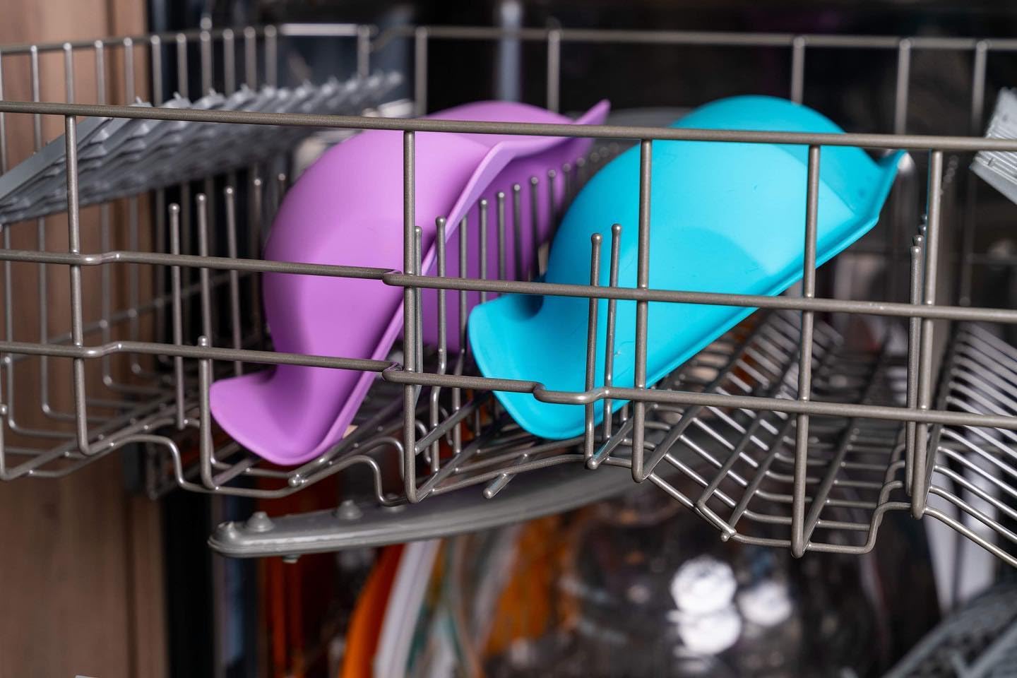 Fluff Trough Elevated Dog Bowl for Food | 5inch Tall Cat & Dog Feeding Station | Vet Approved Non-Toxic Silicone Feeder Bowl Ins