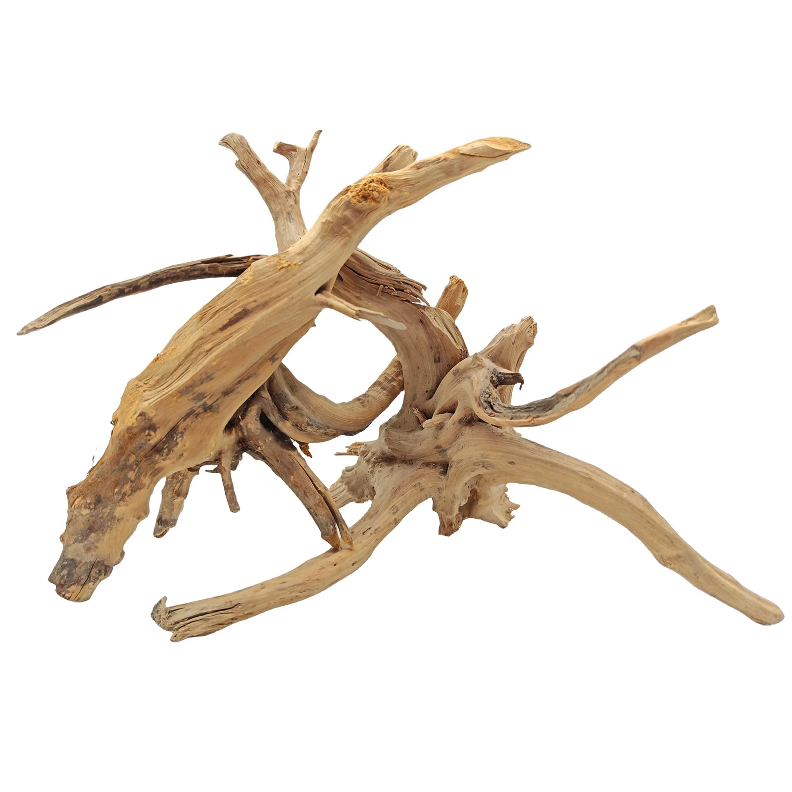 Hamiledyi 2 Pcs Natural Aquarium Driftwood Reptile Spider Wood Ornament Assorted Branches Natural Driftwood Log Fish Tank Decora