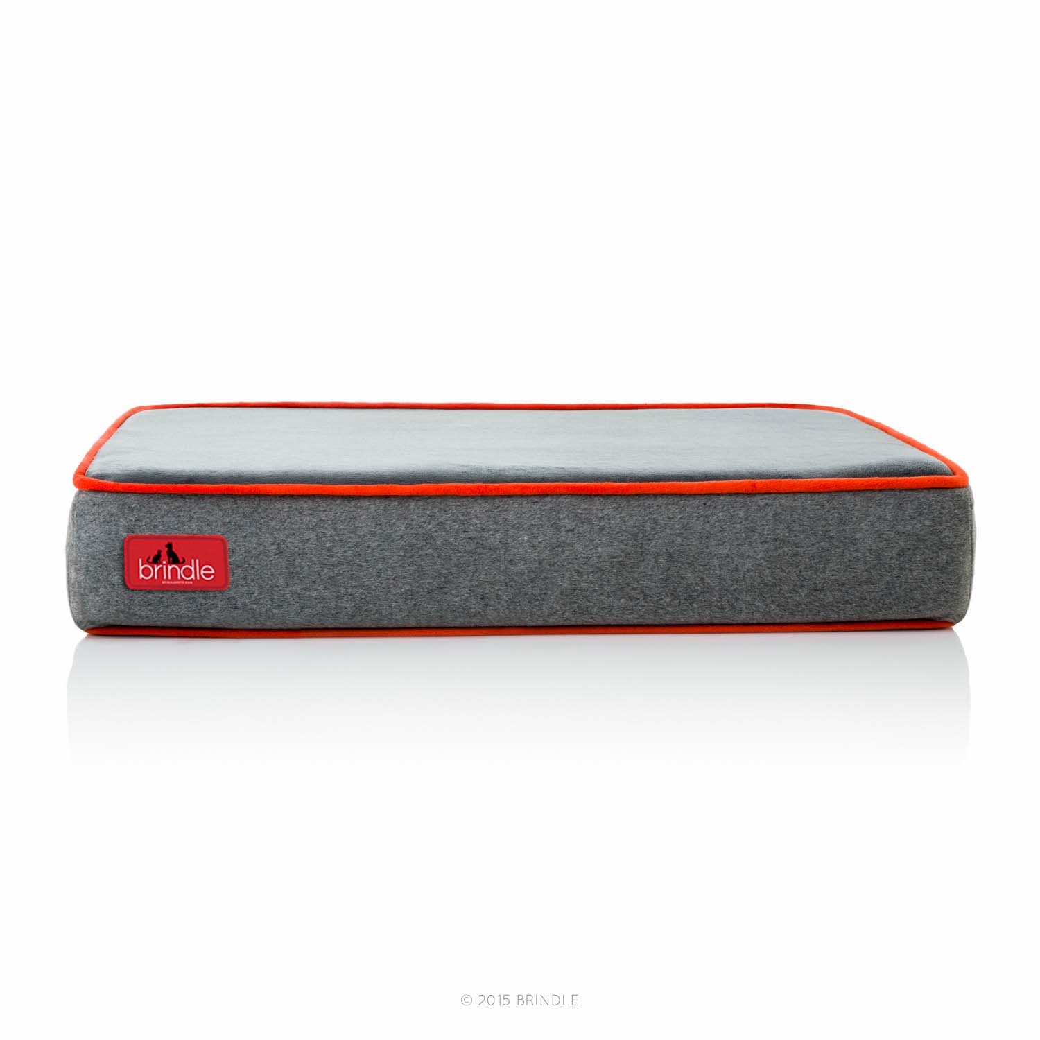 Brindle Waterproof Designer Memory Foam Pet Bed-Removable Machine Washable Cover-4 Inch Orthopedic Pet Bed-Joint Relief
