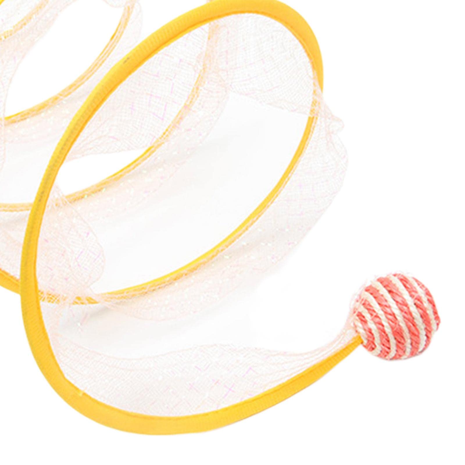 Enakshi Cat Tunnel Tube Foldable Tubes Spiral Tunnel Cat Runway For Ball|Pet Supplies | Cat Supplies | Toys