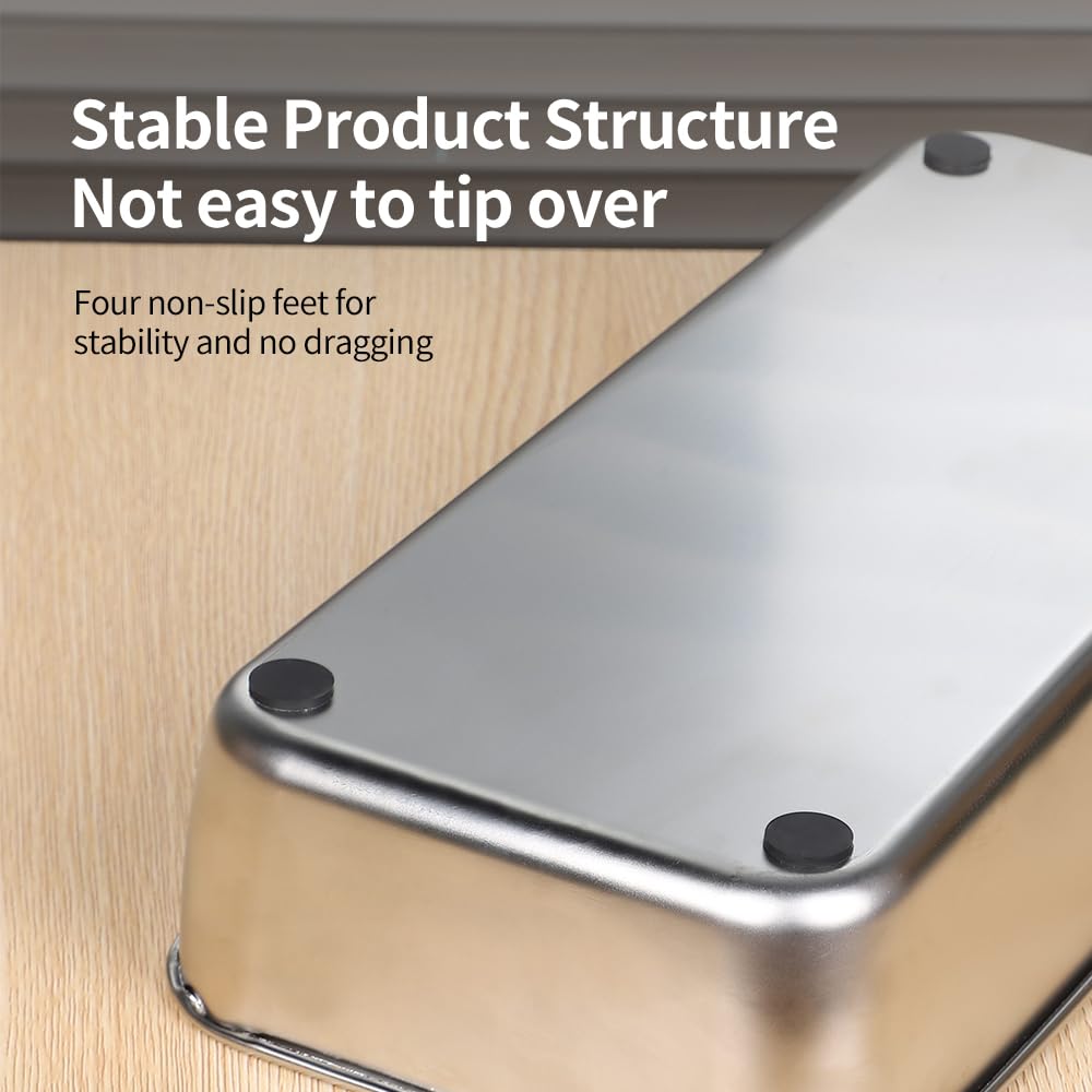 Pakeway Automatic Gravity Stainless Steel Pet Water Bowl Dispenserm, Dog Waterer - 1.9 Gal/7.2L Large Capacity For Medium & Larg