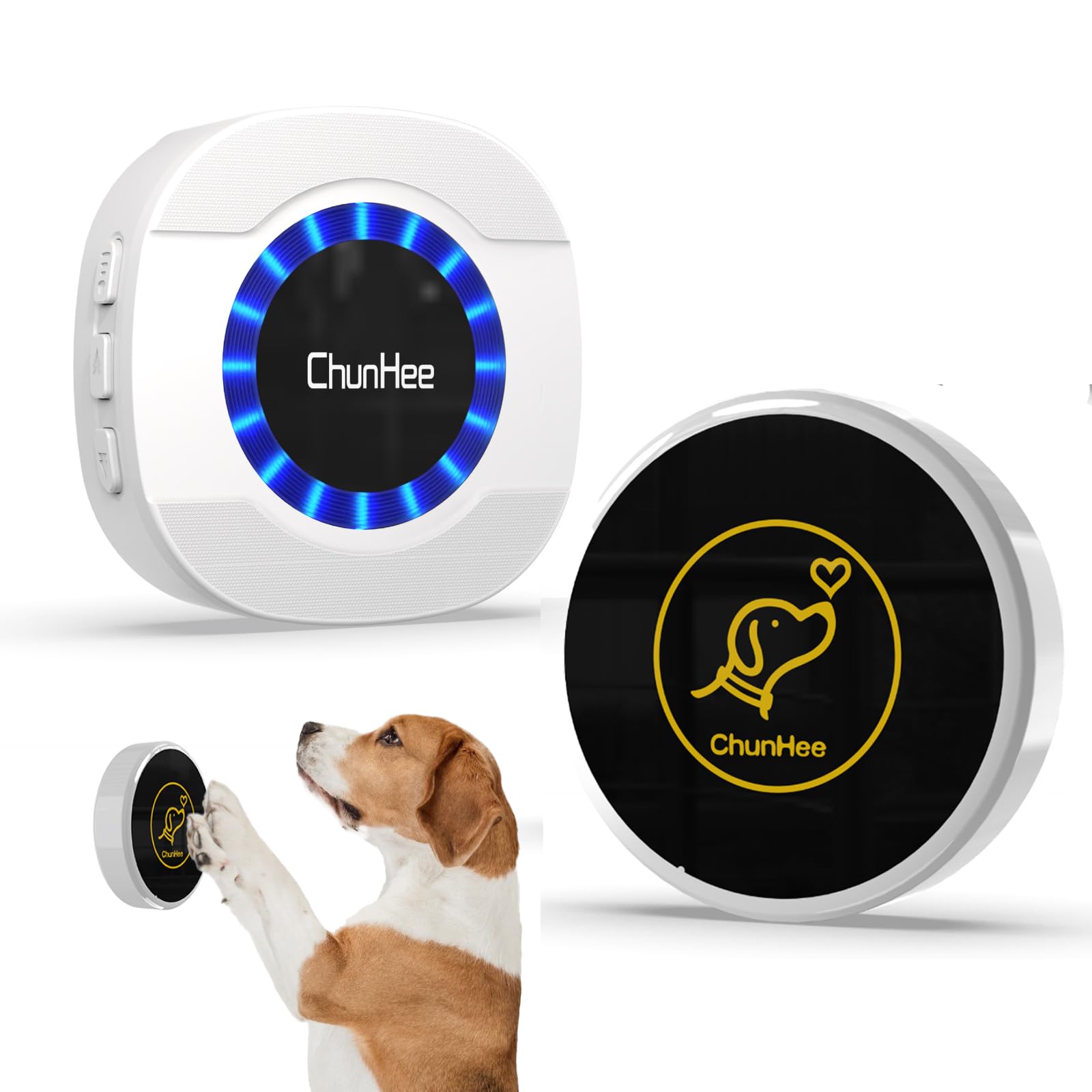 Chunhee Dog Door Bell, Smart Dog Doorbell For Potty Training To Go Outside, Dogs Bells For Doggie To Ring To Go Potty Train With