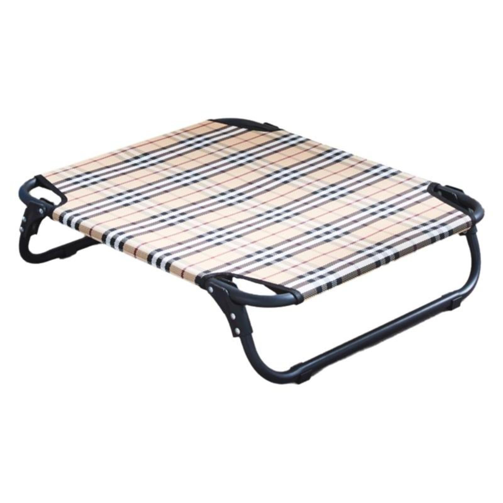 Elevated Dog Bed, Foldable Pet Cot, Cleanable Removable Cover, Large Dogs Plaid 53 * 50 * 13Cm|Home & Garden|Furniture|Sofas Lov