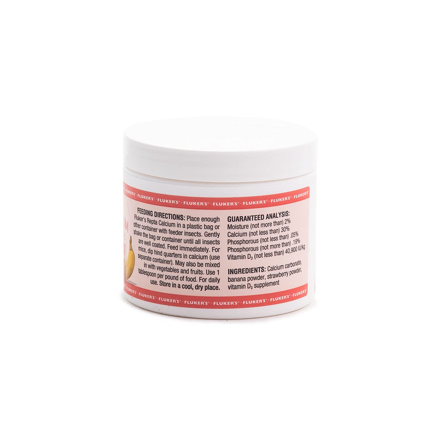 Flukers Strawberry Banana Flavored Repta Calcium