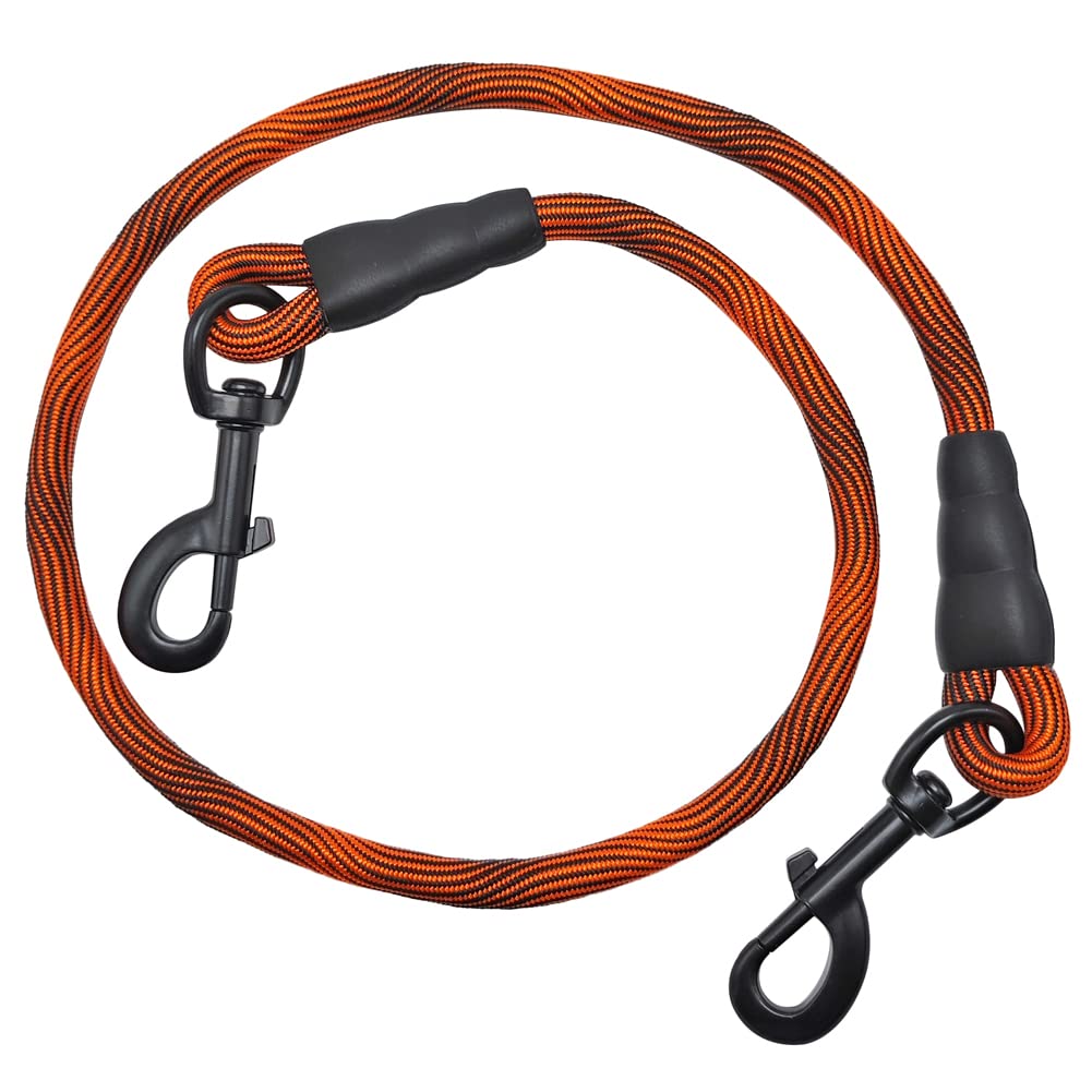 Btinesful 3Ft Dog Tie Down, Nylon Rope Short Dog Tether Indoor Training Safety Vehicle Tether For Large Medium Strong Puppy