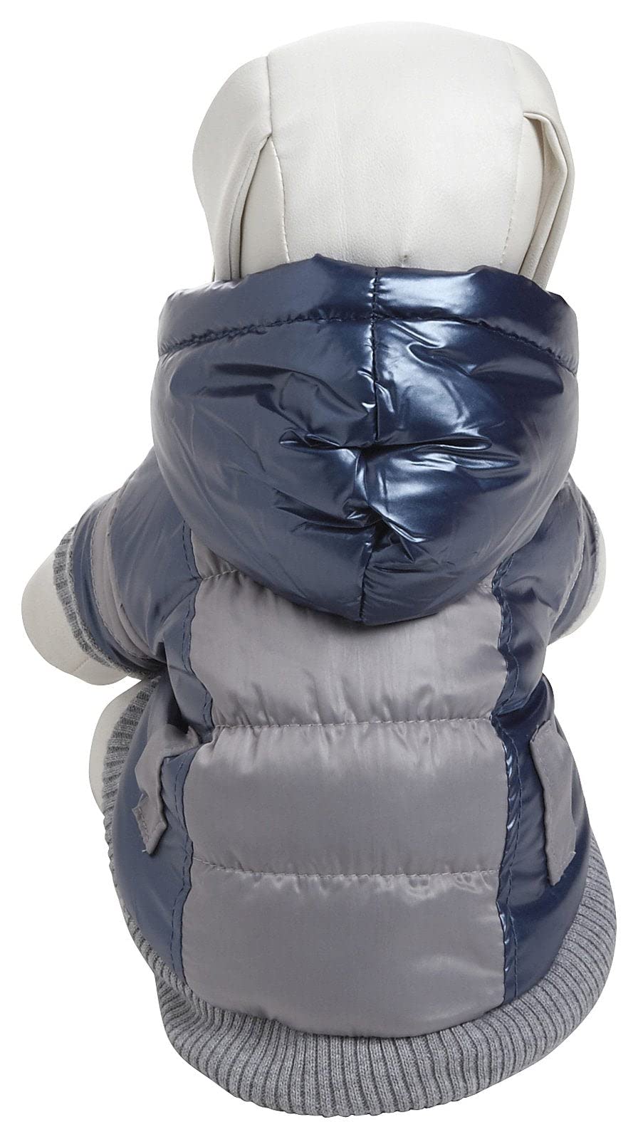 Pet Life Sporty Vintage Aspen Ski Winter Dog Coat With Snap-Off Removable Hood - Dog Jacket Features 3M Thinsulate Insulation Wa
