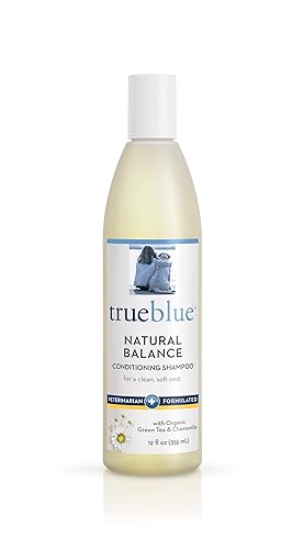 Trueblue Natural Balance Conditioning Dog Shampoo With Green Tea & Chamomile - Cleansing Wash, Deodorizing, Moisturizing – Toxin Free, Natural Botanical Blend – Tearless Cleaner – 12 Fl. Oz.