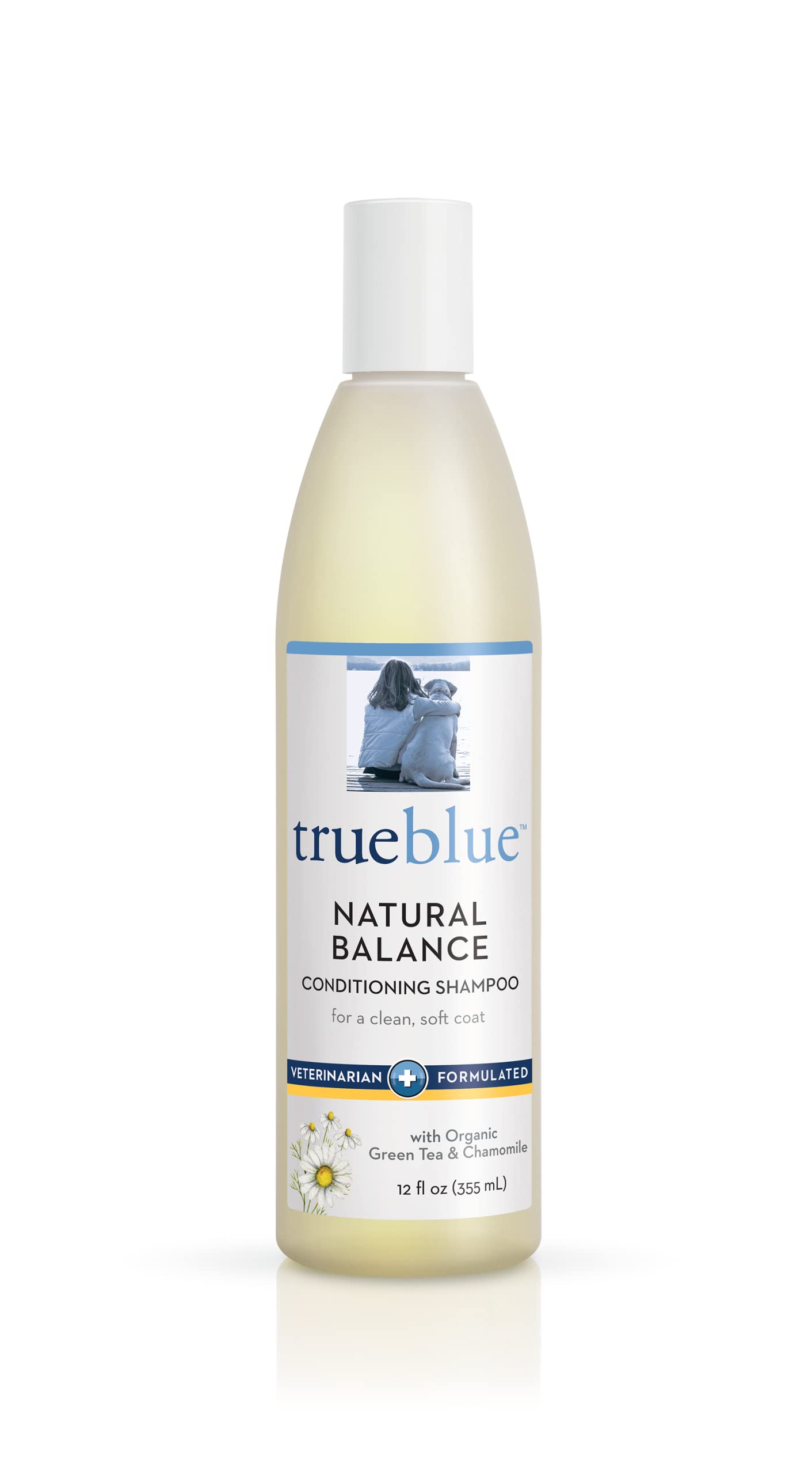 Trueblue Natural Balance Conditioning Dog Shampoo With Green Tea & Chamomile - Cleansing Wash, Deodorizing, Moisturizing – Toxin Free, Natural Botanical Blend – Tearless Cleaner – 12 Fl. Oz.