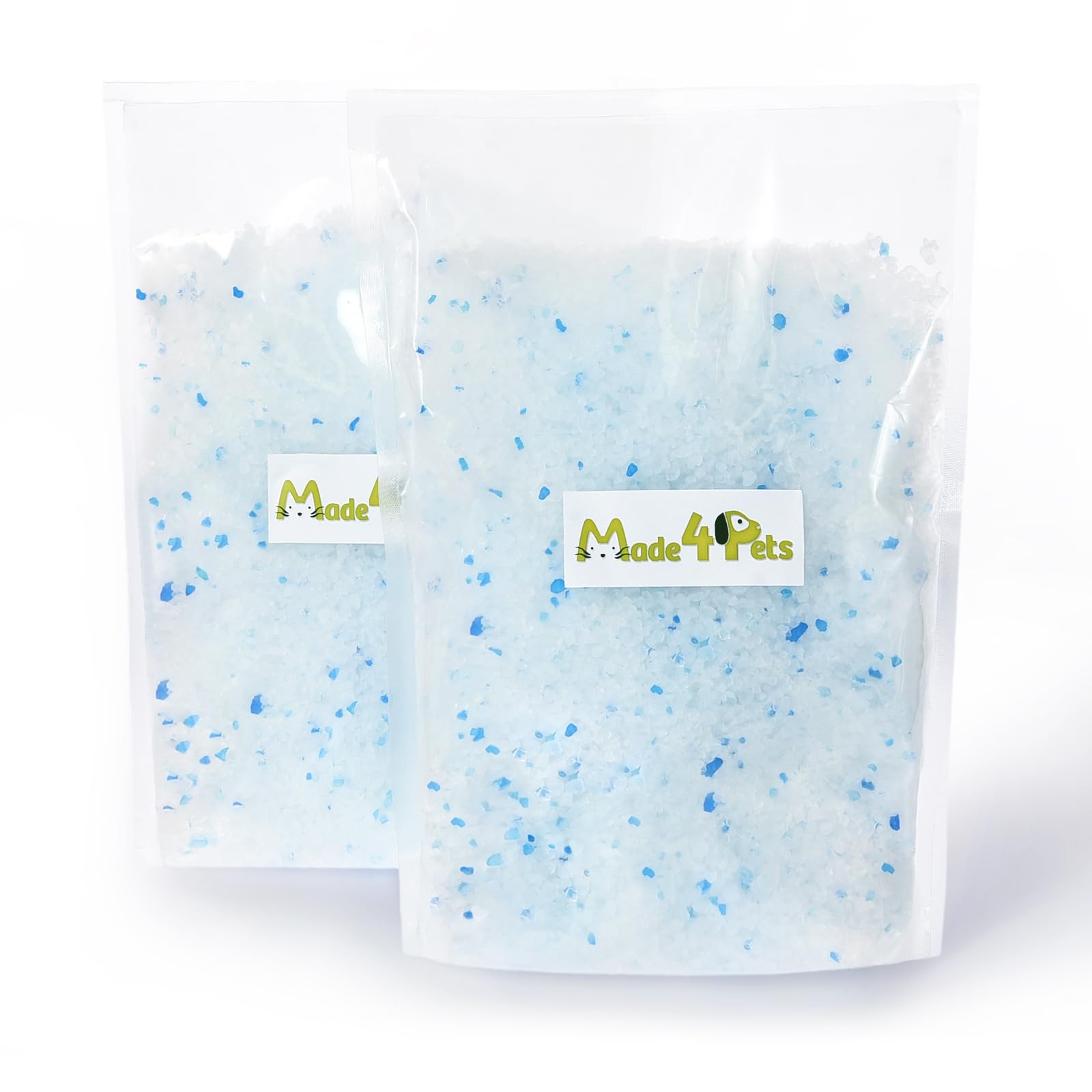 Made4Pets Cat Litter Crystals Odor Control, Kitty Litter Non Clumping No Scooping Low Dust, Low Tracking, Lightweight, Dehydrate