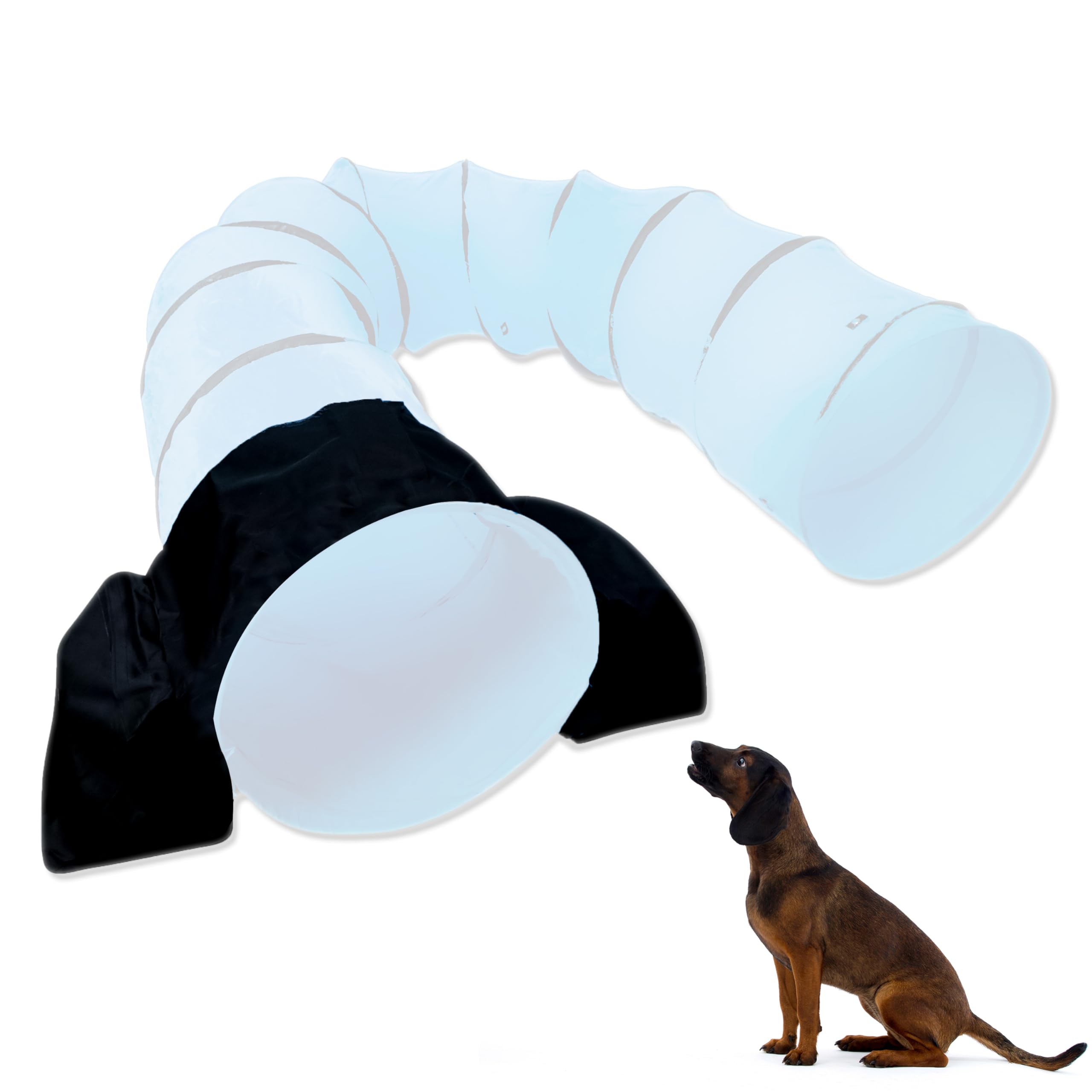 Trademark Innovations Dog Agility Tunnel Sand Bag, Black, PVC, Model DOG-TUNNL-SNDBG