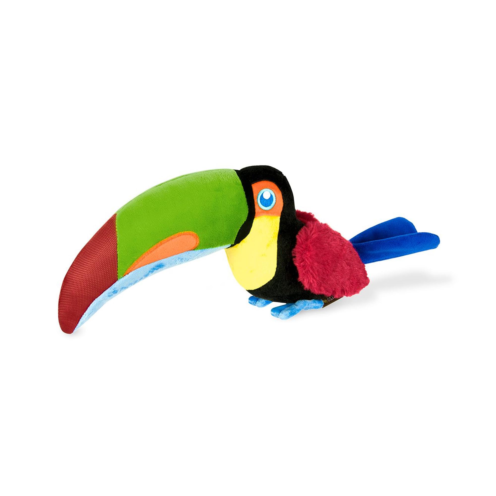 P.L.A.Y. Cute Dog Toys - Fetching Flock, Bird Themed Durable Plush Squeaker Chew Toy for Puppies & Small, Medium, Large Dogs - M