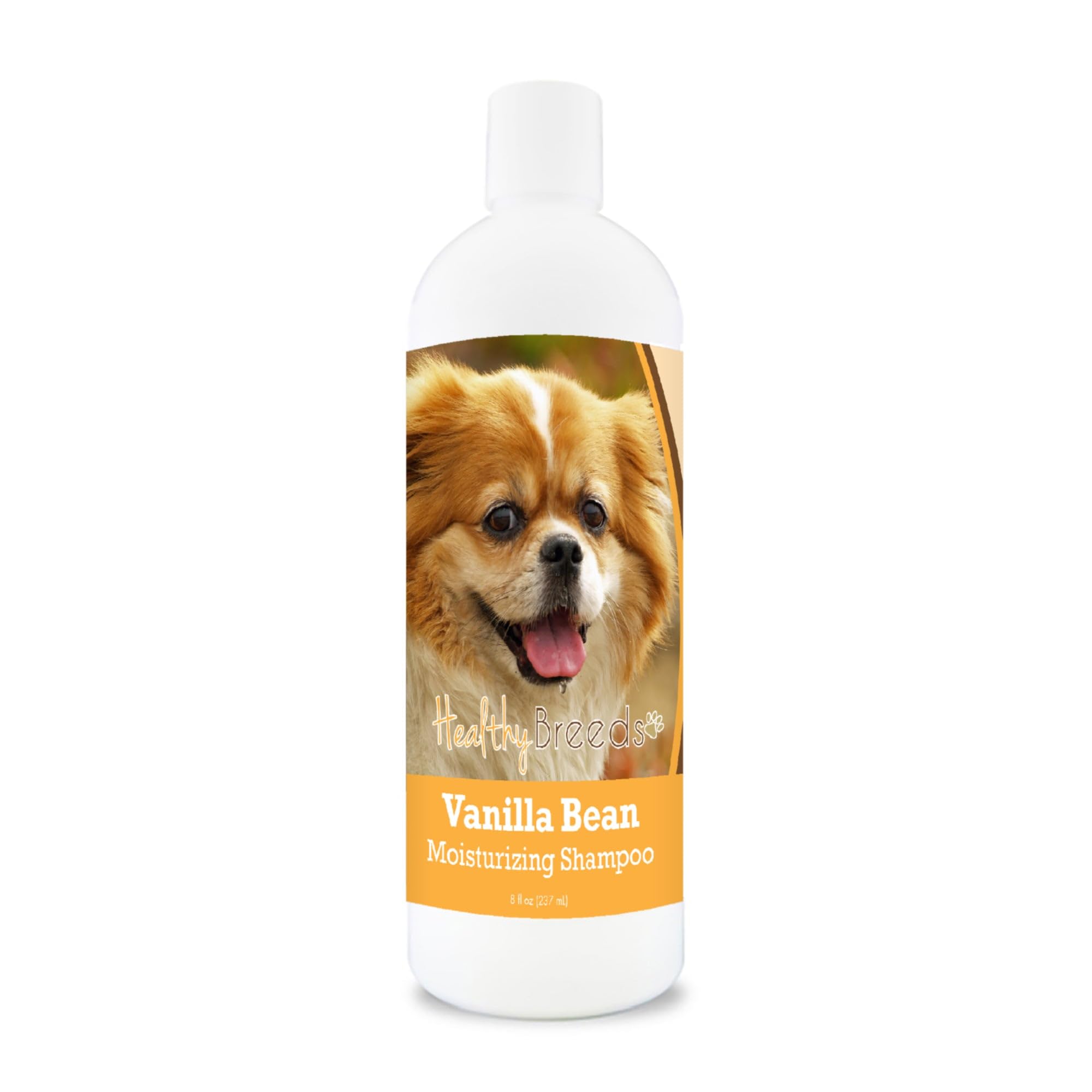 Healthy Breeds Tibetan Spaniel Vanilla Bean Moisturizing Shampoo + Conditioner - With Vitamins A, D, E + Coconut Oil - 8 Oz