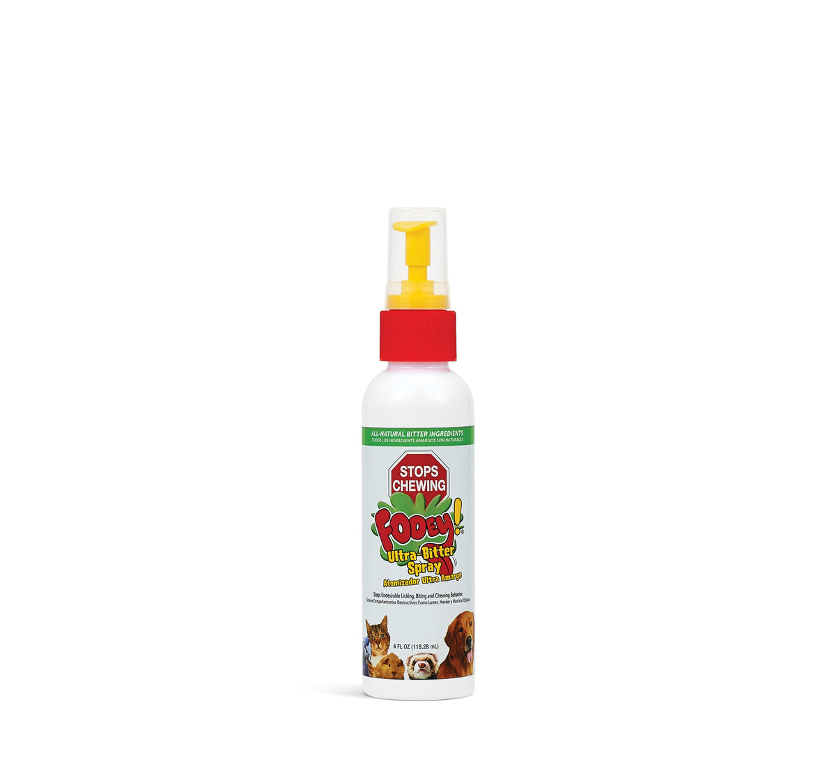 Ultra-Bitter Training Aid Spray - Chewing, Biting, Licking Deterrent For Dogs, Cats, Horses, Rabbits, Ferrets, Birds - Safe For 