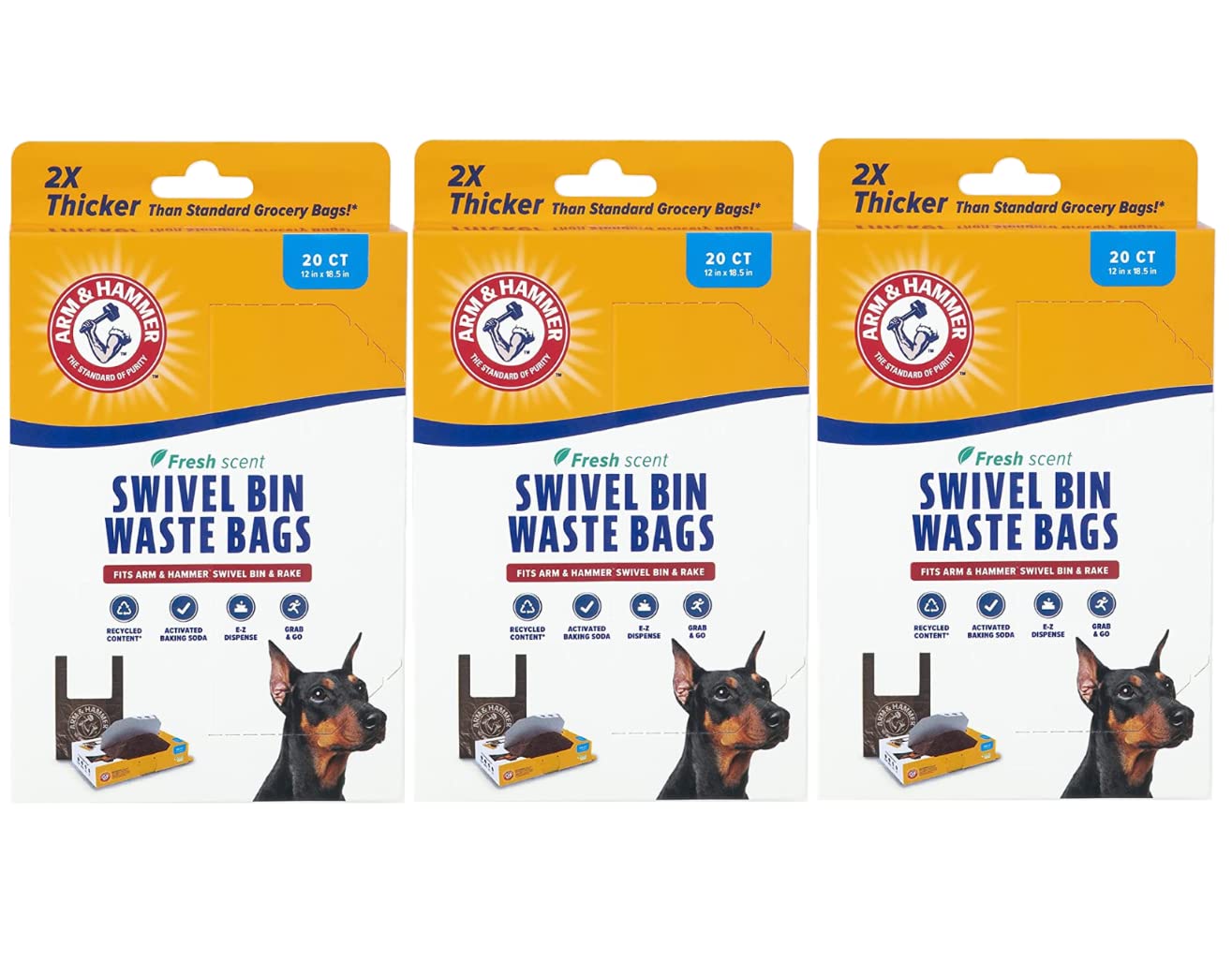 Swivel Bin Waste Bag Ah (3 Items)