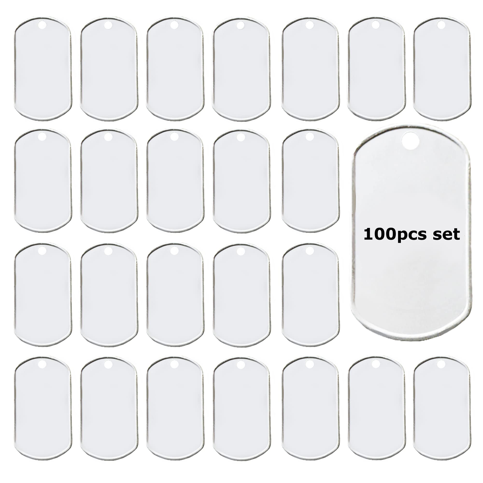 Youdepot Stainless Steel Pet ID Tags,Dog Tag,Personalized Dog Tags and Cat Tags,Dog Tags Personalized, Personalized Dog Tags 100