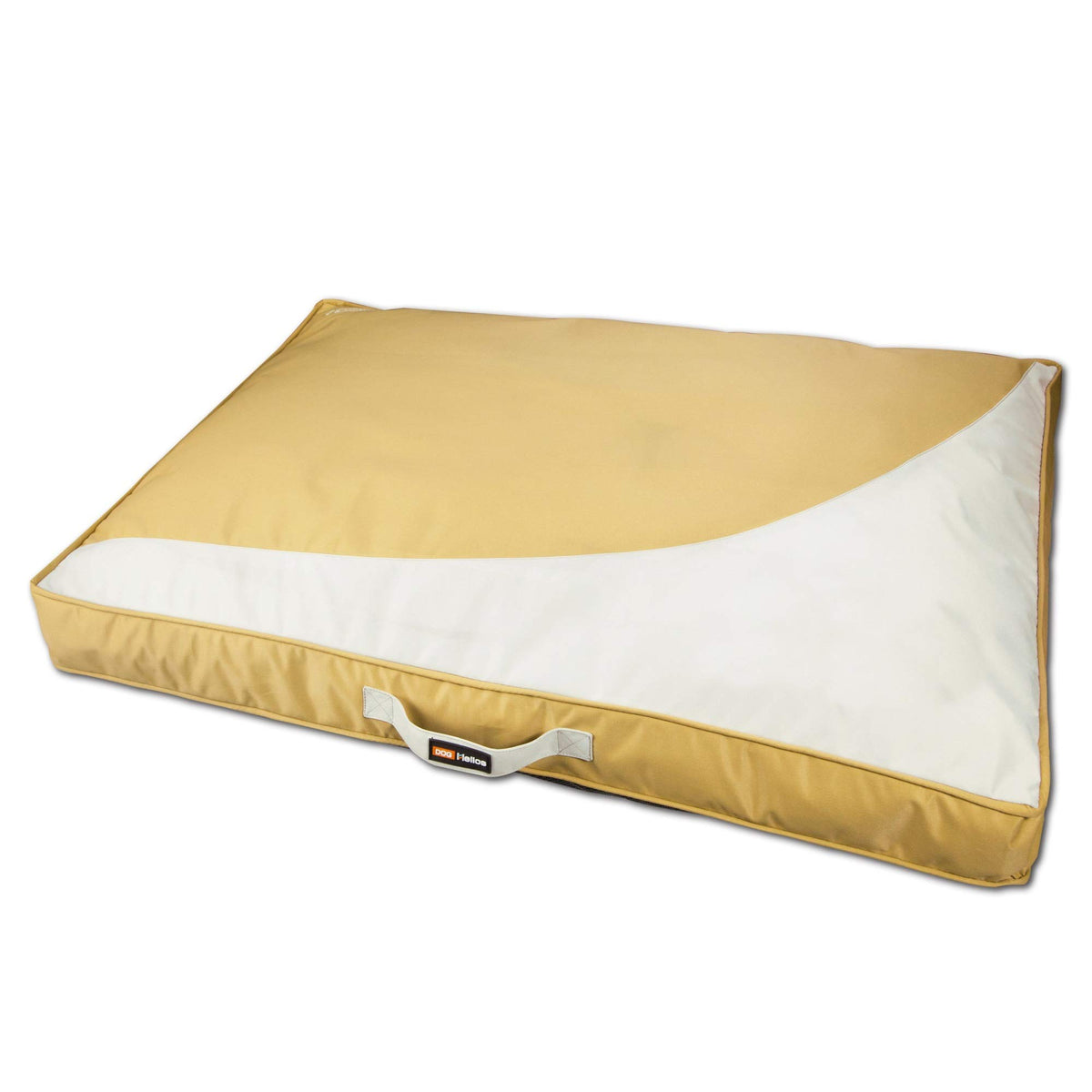 Dog Helios 'Immortal-Trek' Waterproof Rectangular Travel Dog Bed, Small, Yellow