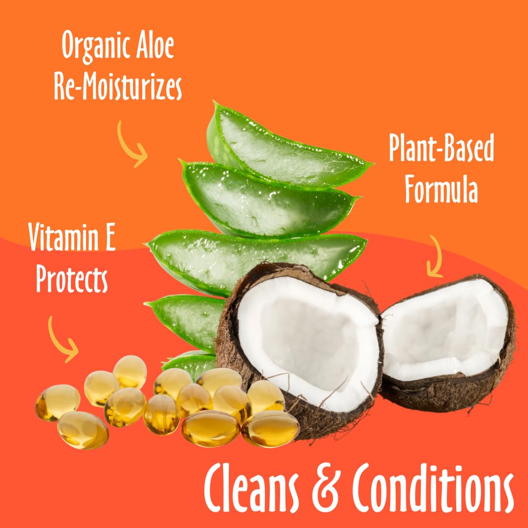 Earthbath, Mango Tango 2-In-1 Conditioning Shampoo - Cruelty Free Dog Shampoo And Conditioner, Made In Usa, Gentle Dog Conditioner, Best Puppy Shampoo & Puppy Supplies, Safe Dog Wash - 16 Oz (2 Pack)