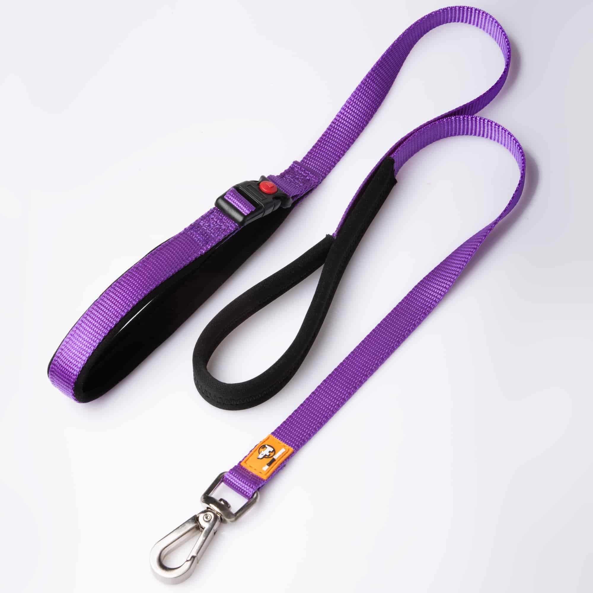 Canny Leash Connect | Heavy Duty Dog Leash | Small, Medium & Large Dogs | Padded Grip & Secure Clip | Tie Your Dog Anywhere, 4ft