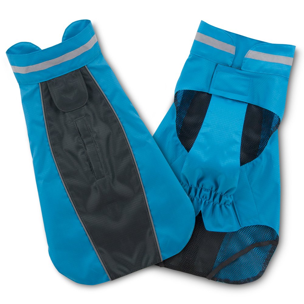 Voyager Dog Windbreaker by Best Pet Supplies - Turquoise, X-Small