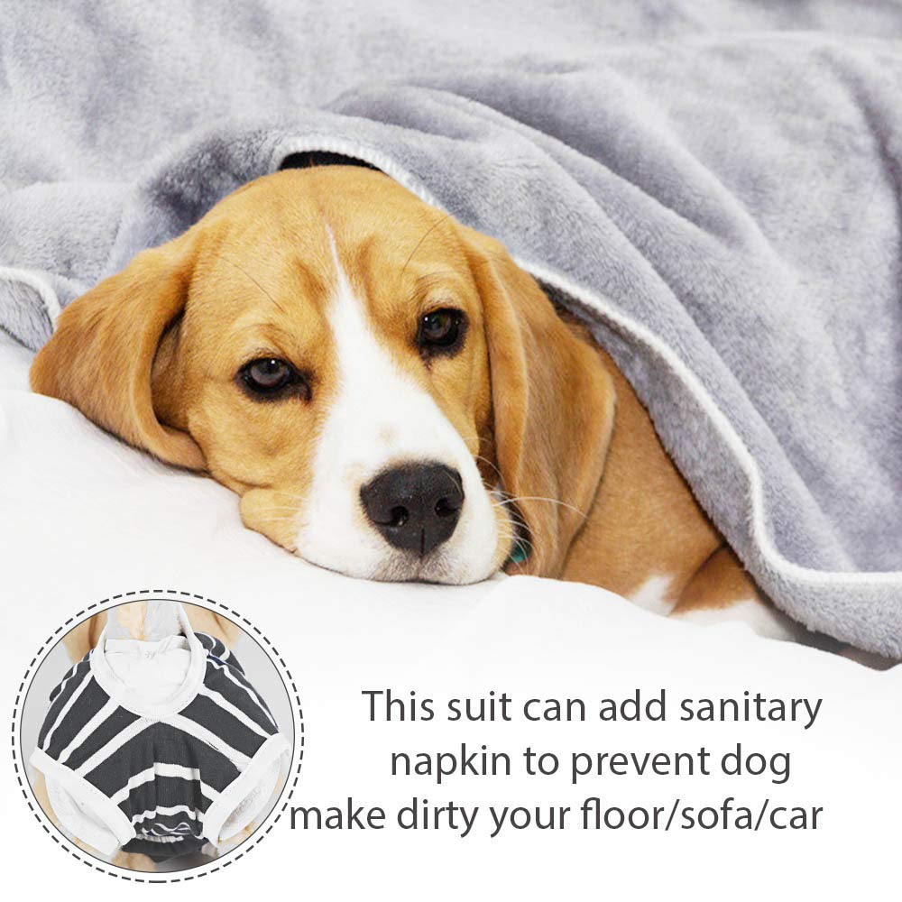 Due Felice Dog Diapers Period Suit For Female Dog Sanitary Panties In Heat Male Doggy Diapers Cover Dog Onesie To Keep Diaper On