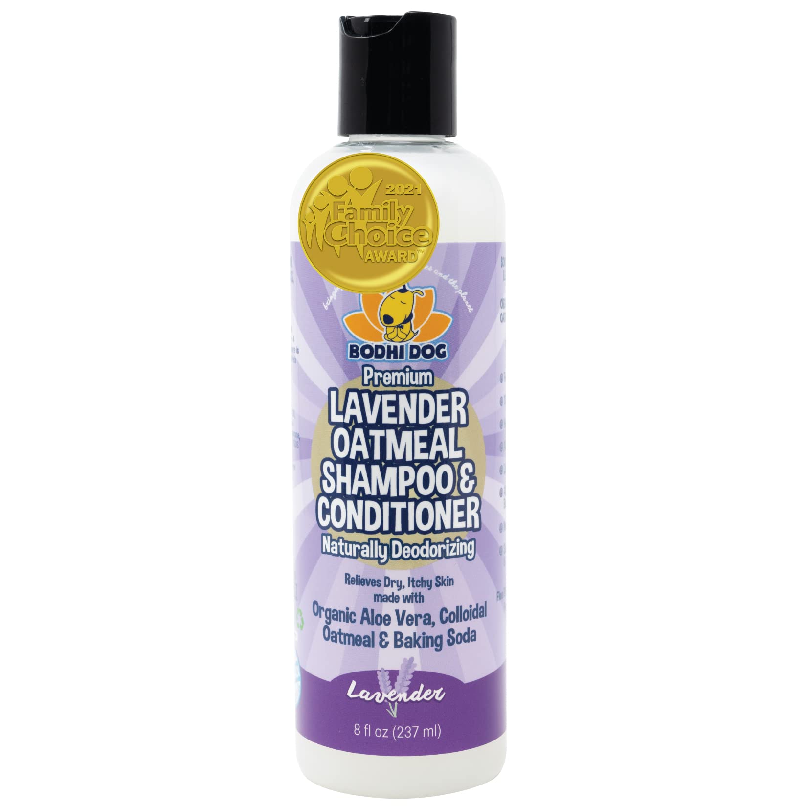 Bodhi Dog Organic Lavender Oatmeal Dog Shampoo And Conditioner | Hypoallergenic Conditioning Deodorizing Formula For Dogs Cats &