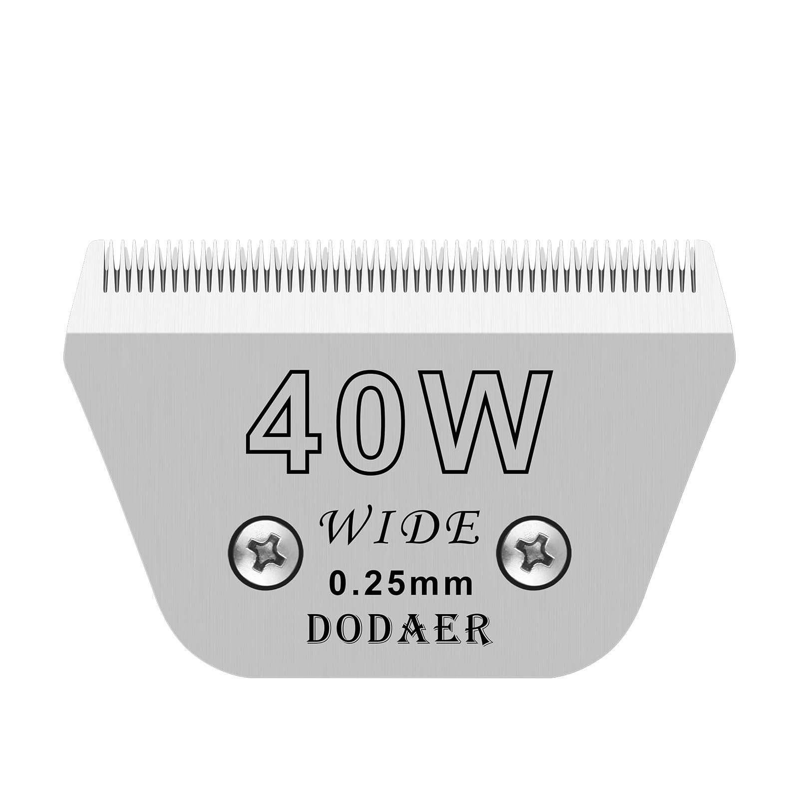 40W Detachable Dog Grooming Wide Blades,Compatible With Andis,Oster A5,Wahl Km10 Series Clippers,Cut Length 1/100''(0.25Mm)