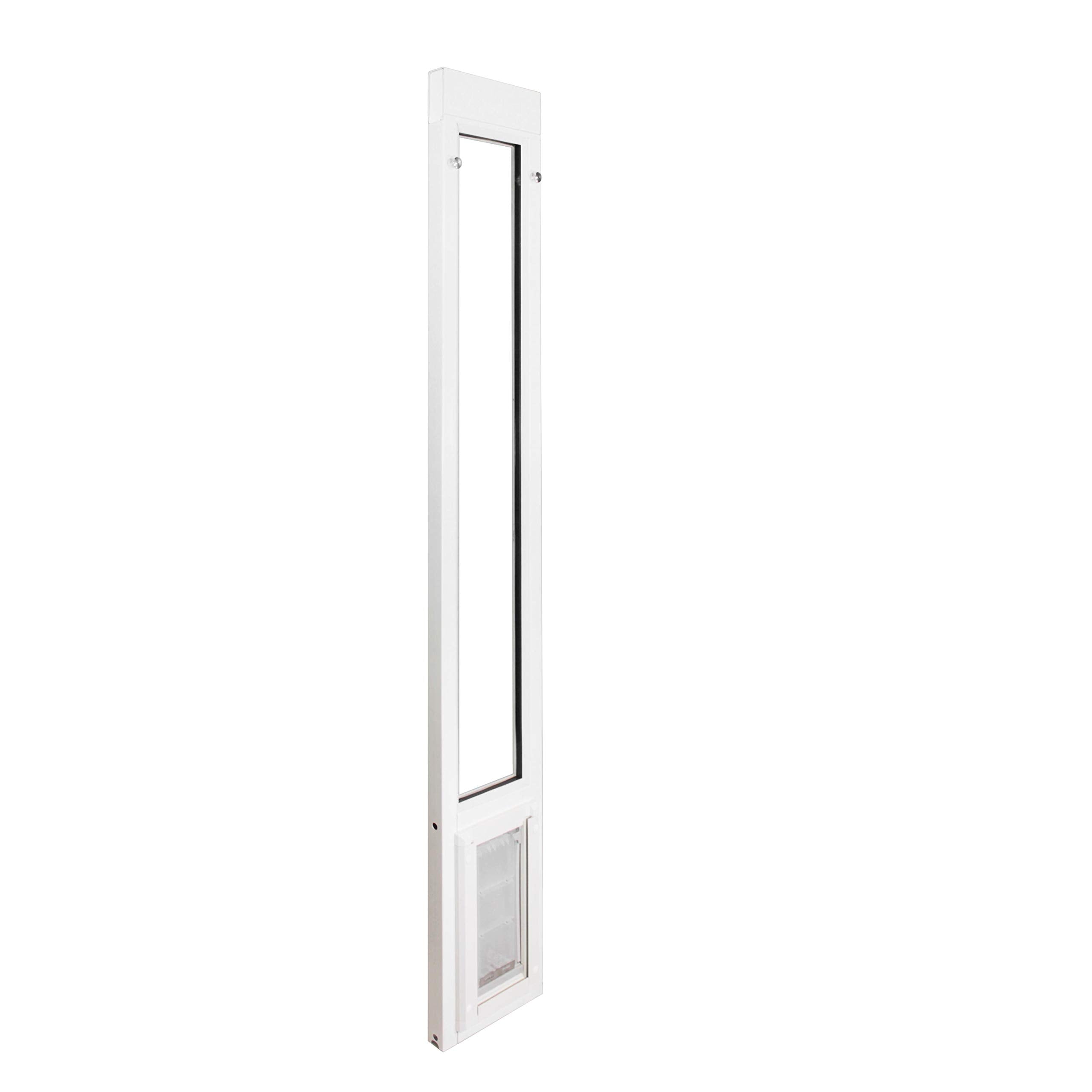 Endura Flap Cat Door for Vinyl Sliding Glass Doors | Weatherproof & Insulated for Cats and Small Dogs | Durable with Secure Lock