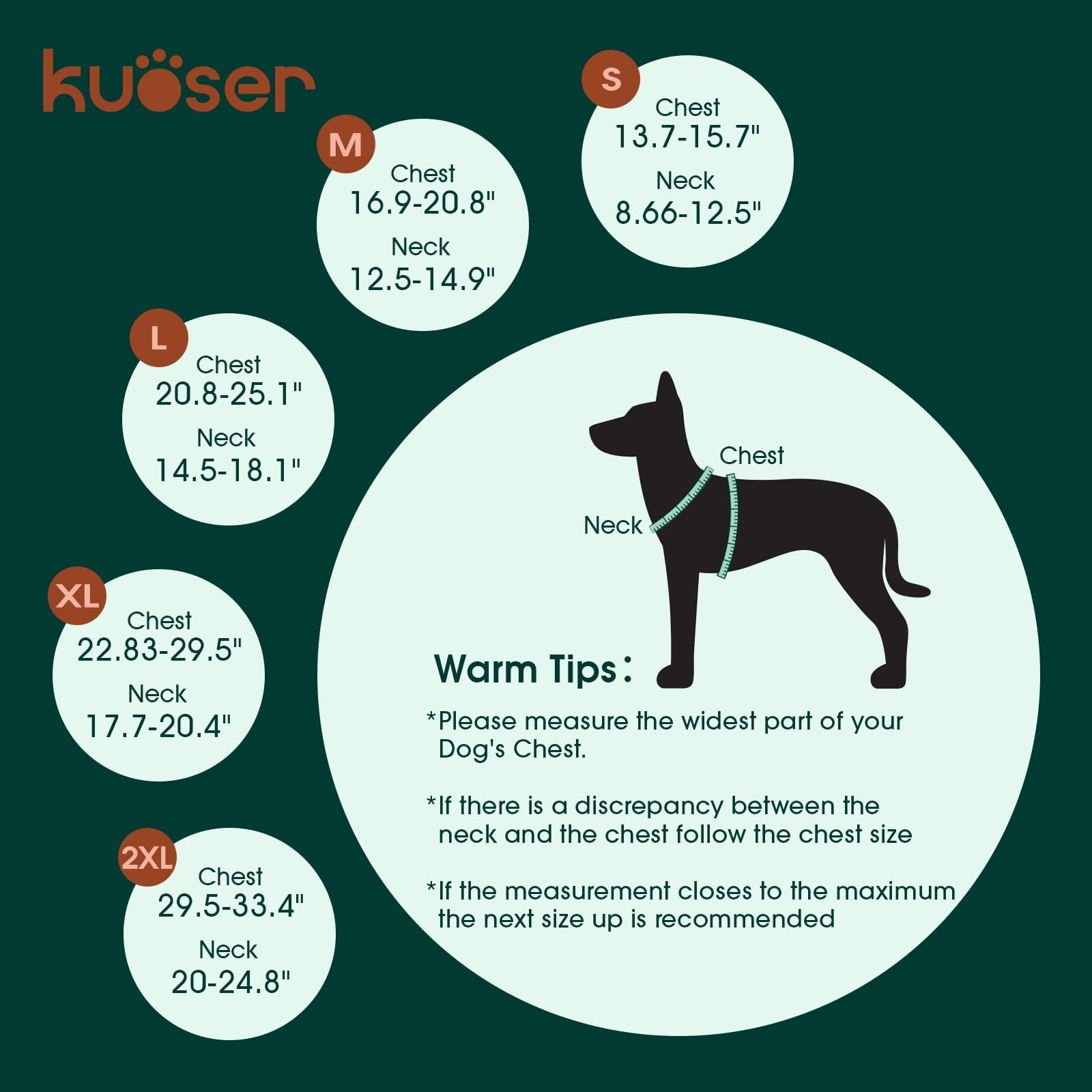 Kuoser Dog Cooling Vest Harness, Large Dog Cooler Jacket With Adjustable Buckle For Outdoor Beach, Hiking, Training Blue Xl