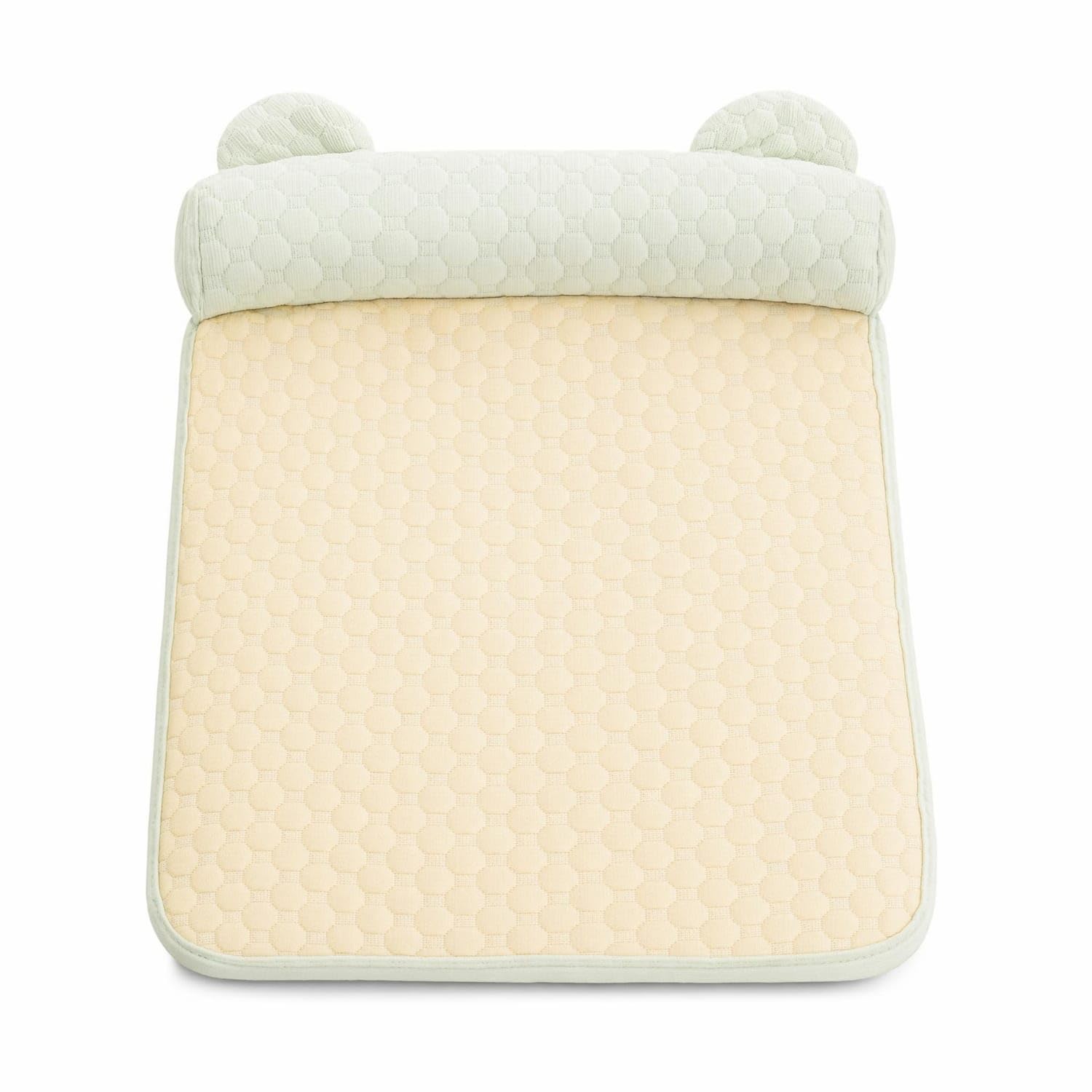 STYLEHEAVEN Padded Pet Cooling Bed with Headrest Breathable Washable Pet Mat Lightweight Quilted Dog Bed Sturdy for Dogs, Cats, 