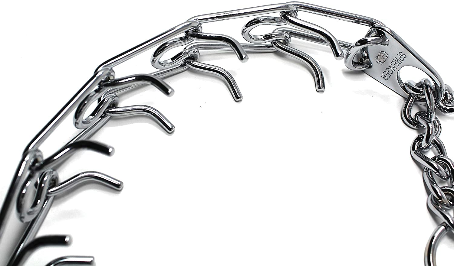 Herm Sprenger Original Pinch Collar, 21-Inch By 3.0 Millimeter, Chrome Plated Steel, Includes Small Swivel & Easy Release Snap